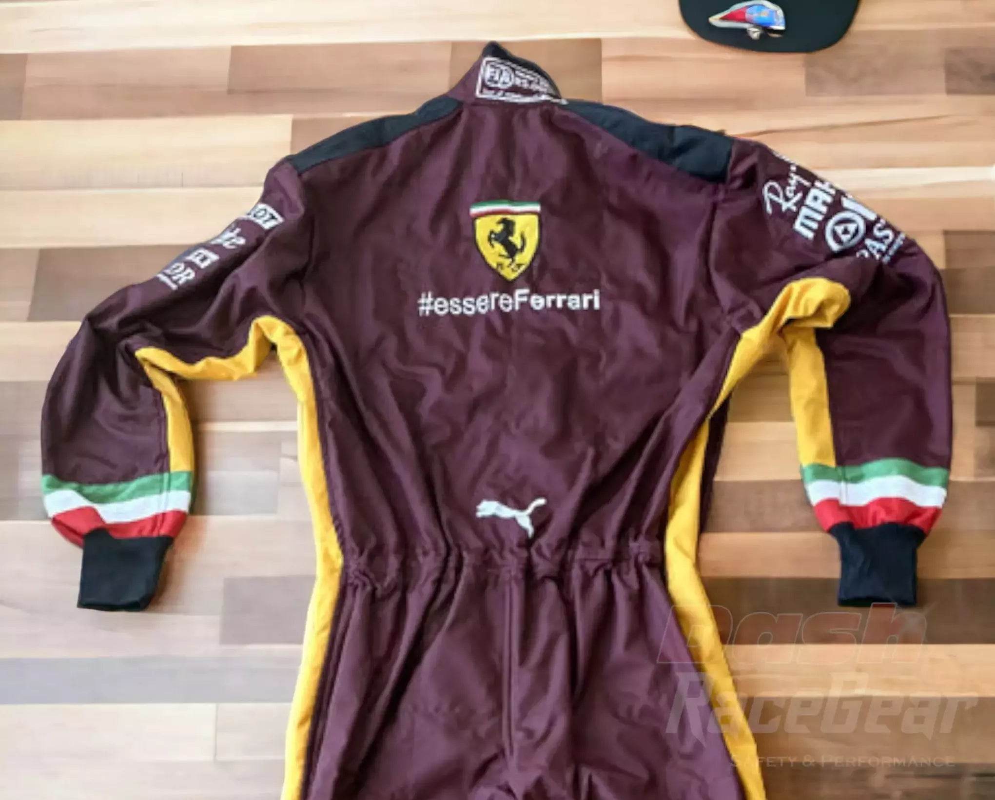 2020 Charles Leclerc Ferrari 1000 GP F1 Embroidered Racing suit - Dash Racegear Store