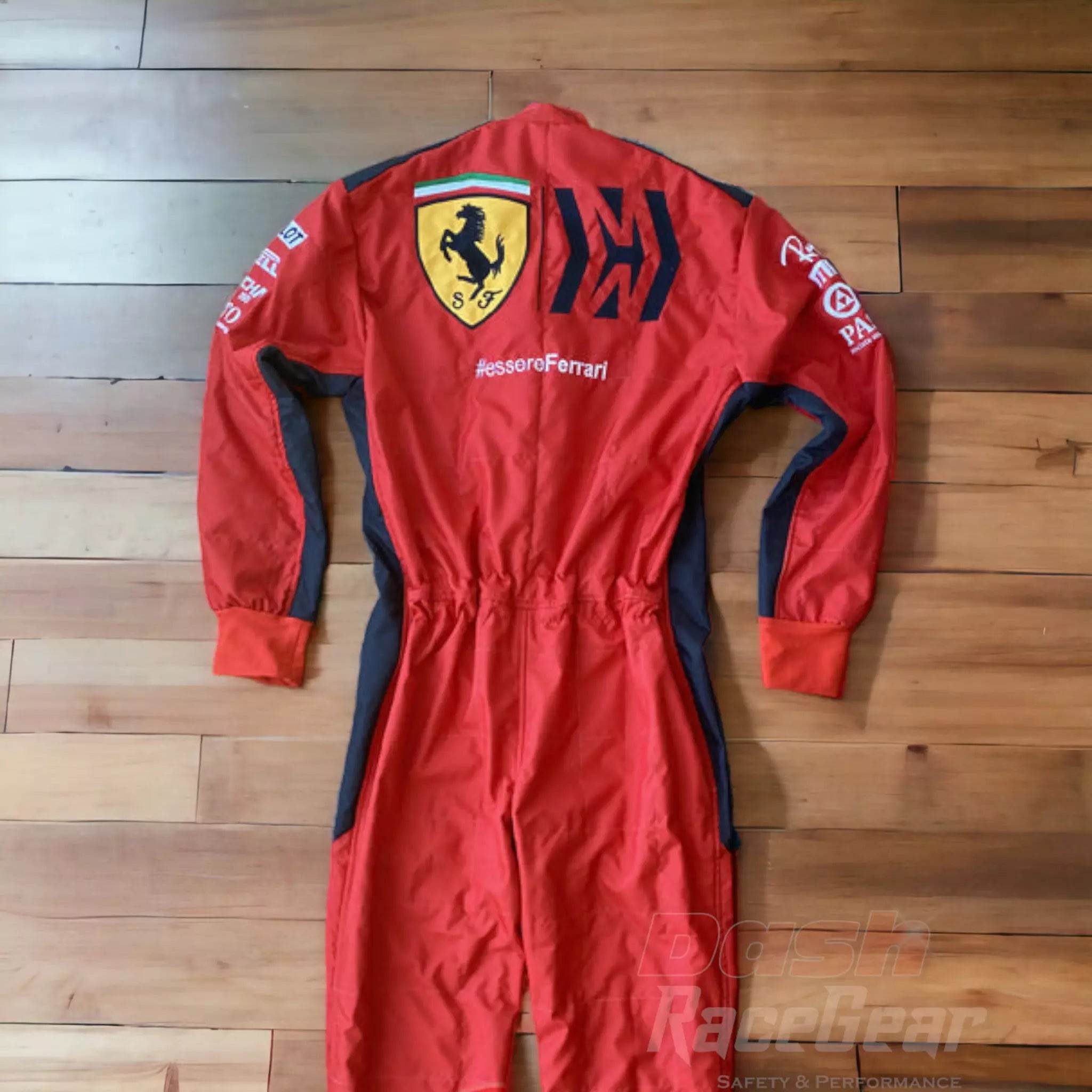 2020 Charles Leclerc Ferrari Mission Winnow F1 Embroidered Racing Suit - Dash Racegear Store
