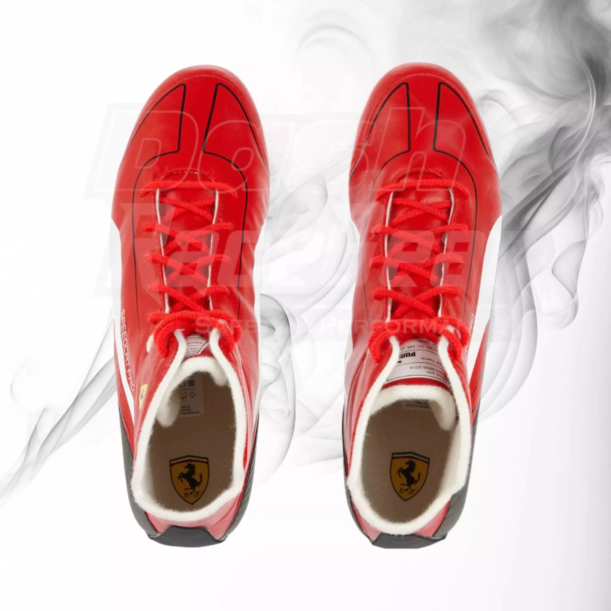 2020 Charles Leclerc Scuderia Ferrari F1 Race Boots - Dash Racegear 