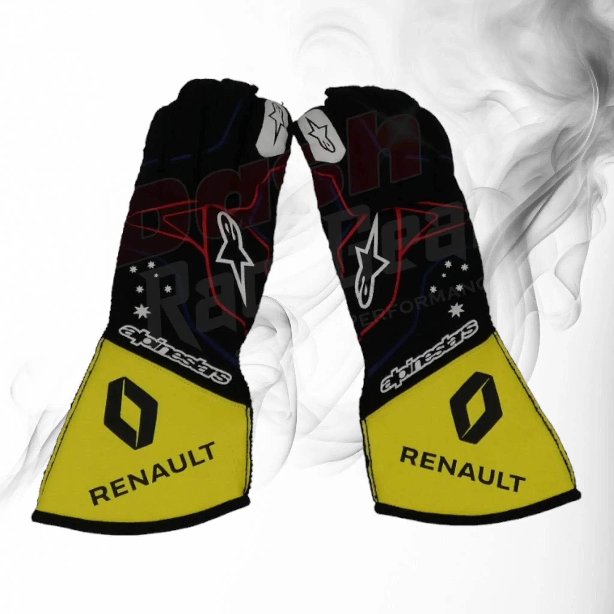 2020 Daniel Ricciardo Renault Race Gloves - Dash Racegear Store