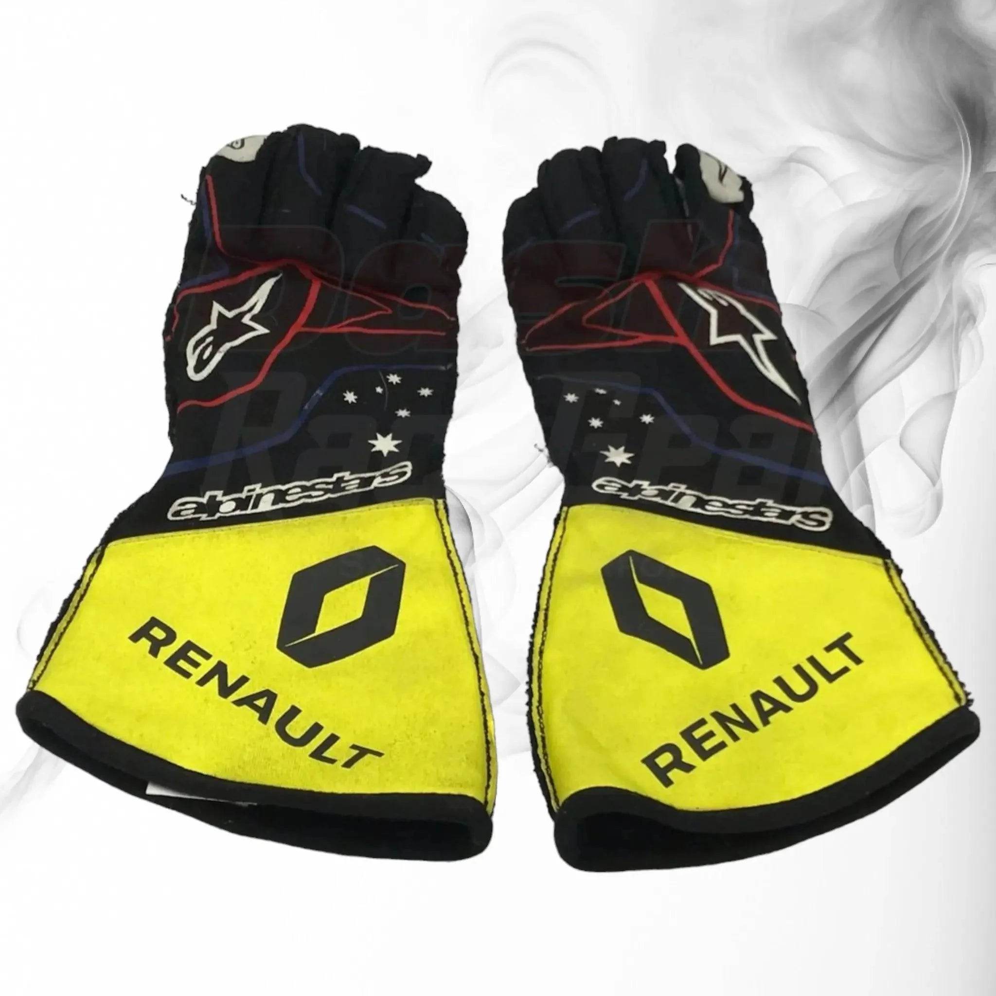 2020 Daniel Ricciardo Renault Race Gloves - Dash Racegear Store