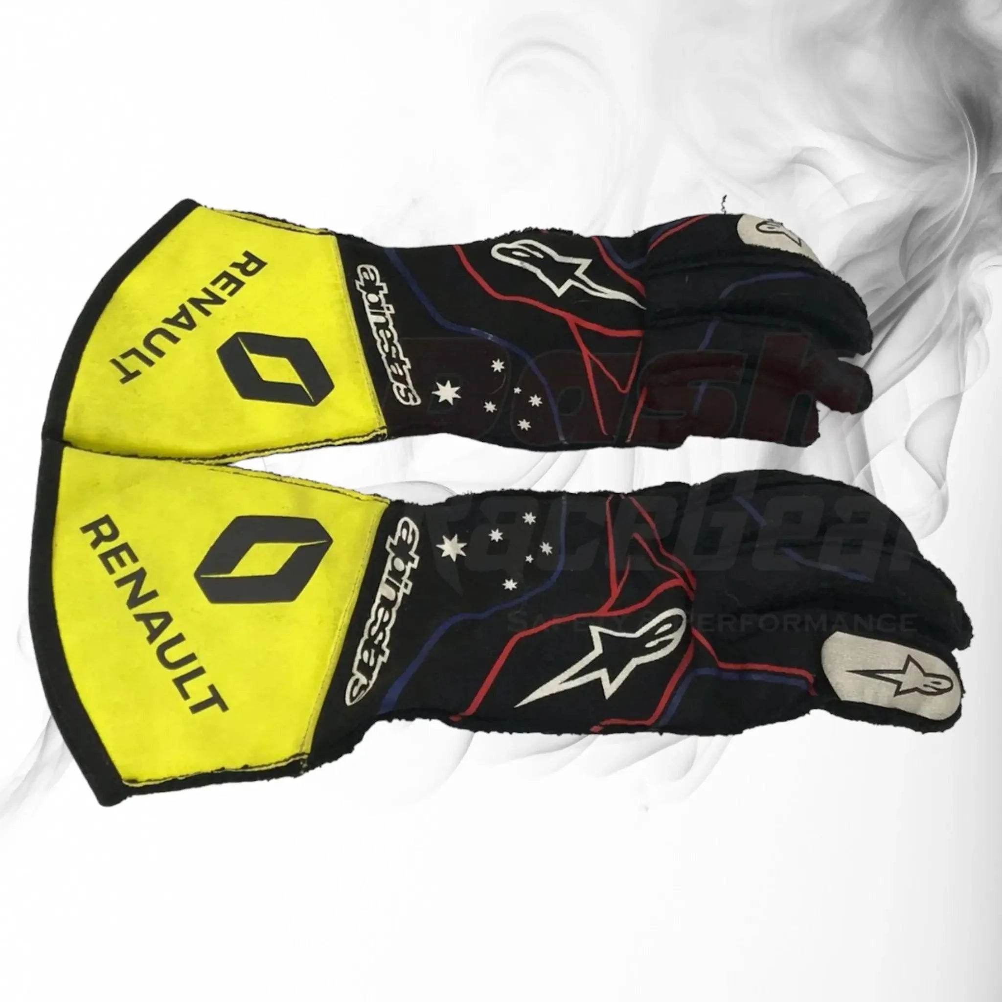 2020 Daniel Ricciardo Renault Race Gloves - Dash Racegear Store
