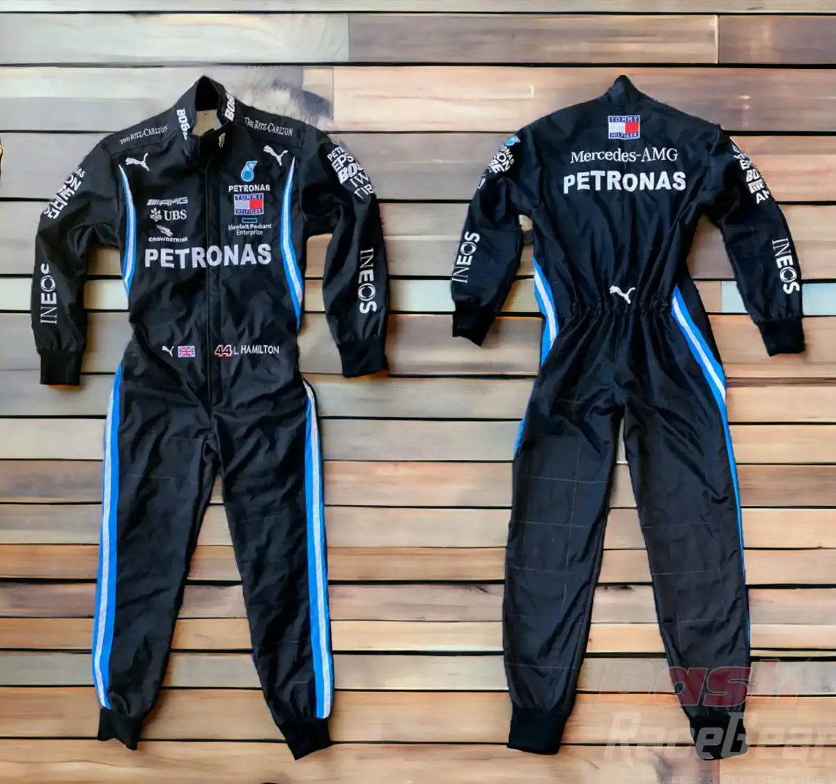 2020 Lewis Hamilton Mercedes AMG F1 Embroidery Race Suit - Dash Racegear Store