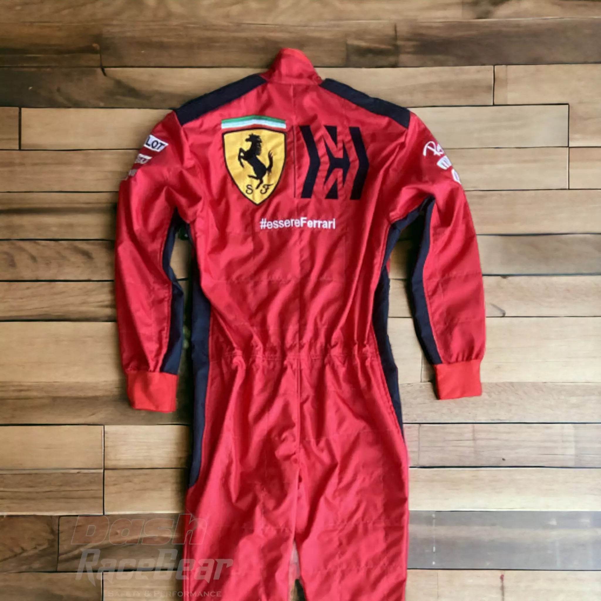 2020 Sebastian Vettel Ferrari Mission Winnow F1 Embroidered Racing suit - Dash Racegear Store
