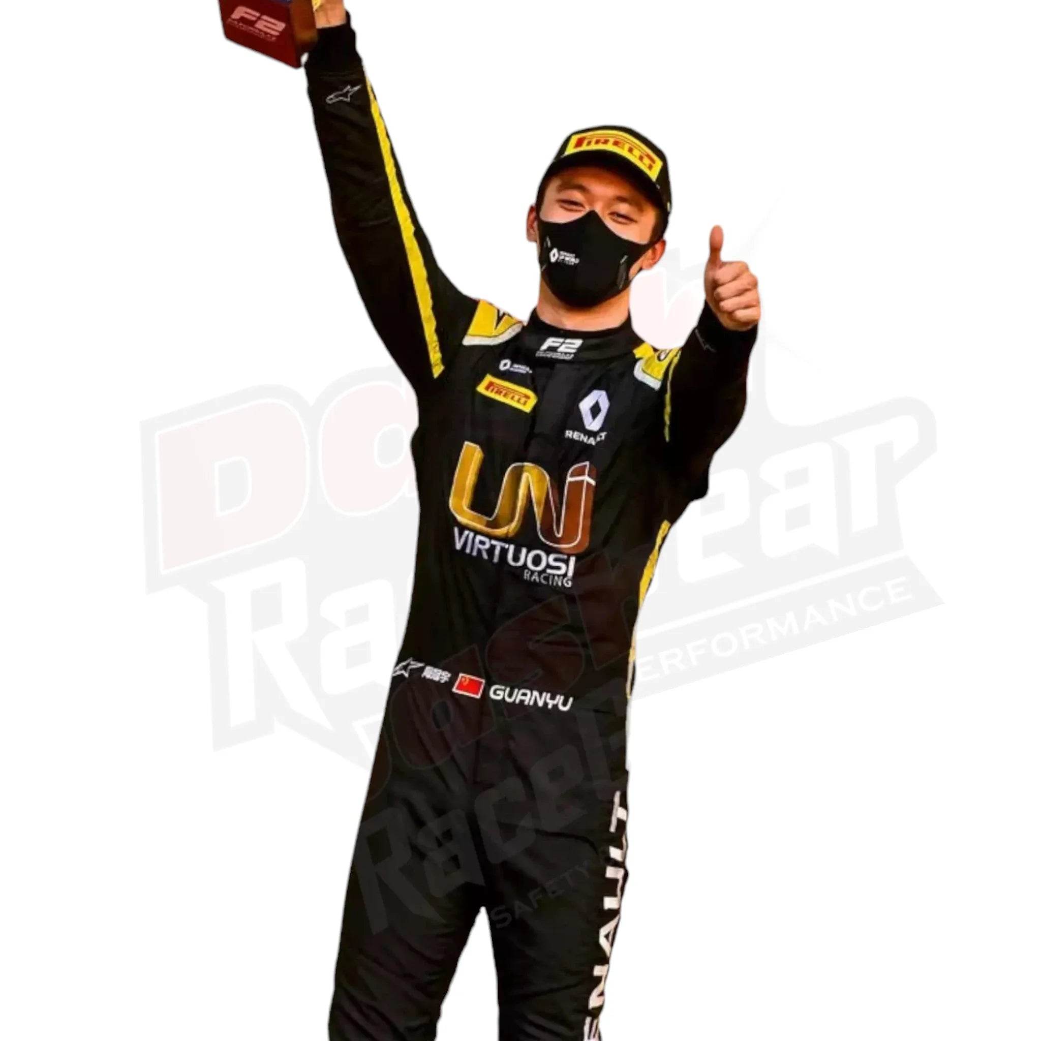 2020 Zhou Guanyu Renault F2 Race Suit - Dash Racegear Store