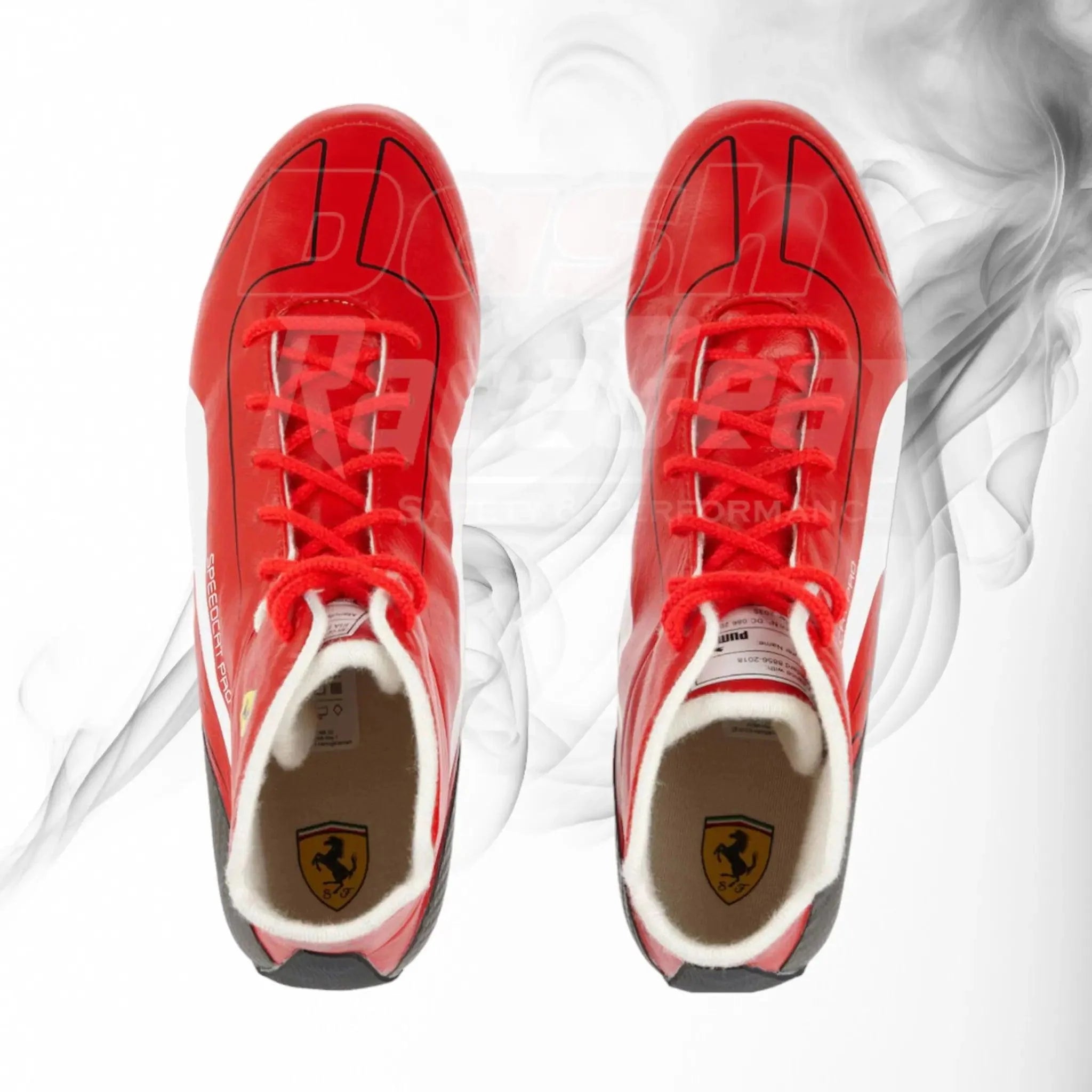 2021 Carlos Sainz Ferrari F1 Race Boots - Dash Racegear 