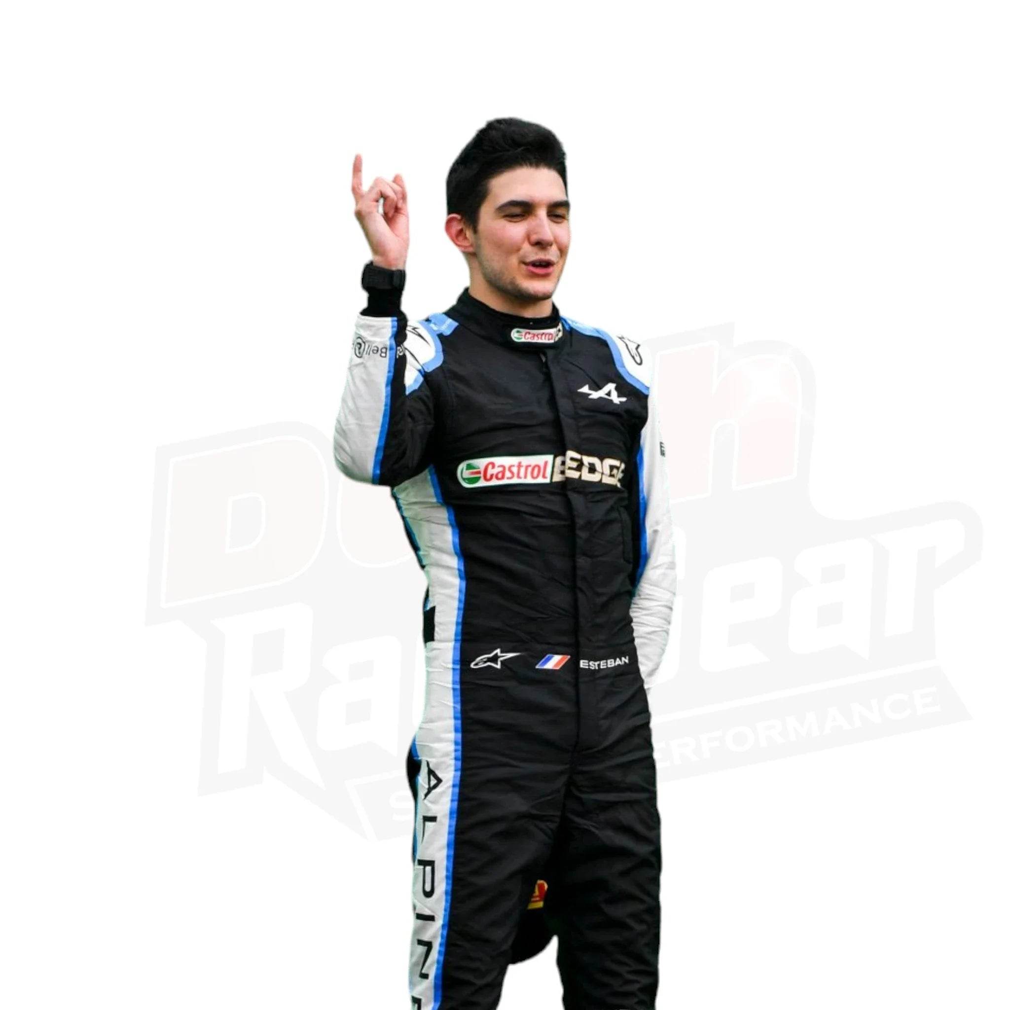 2021 Esteban Ocon Castrol Formula 1 Race Suit - Dash Racegear Store