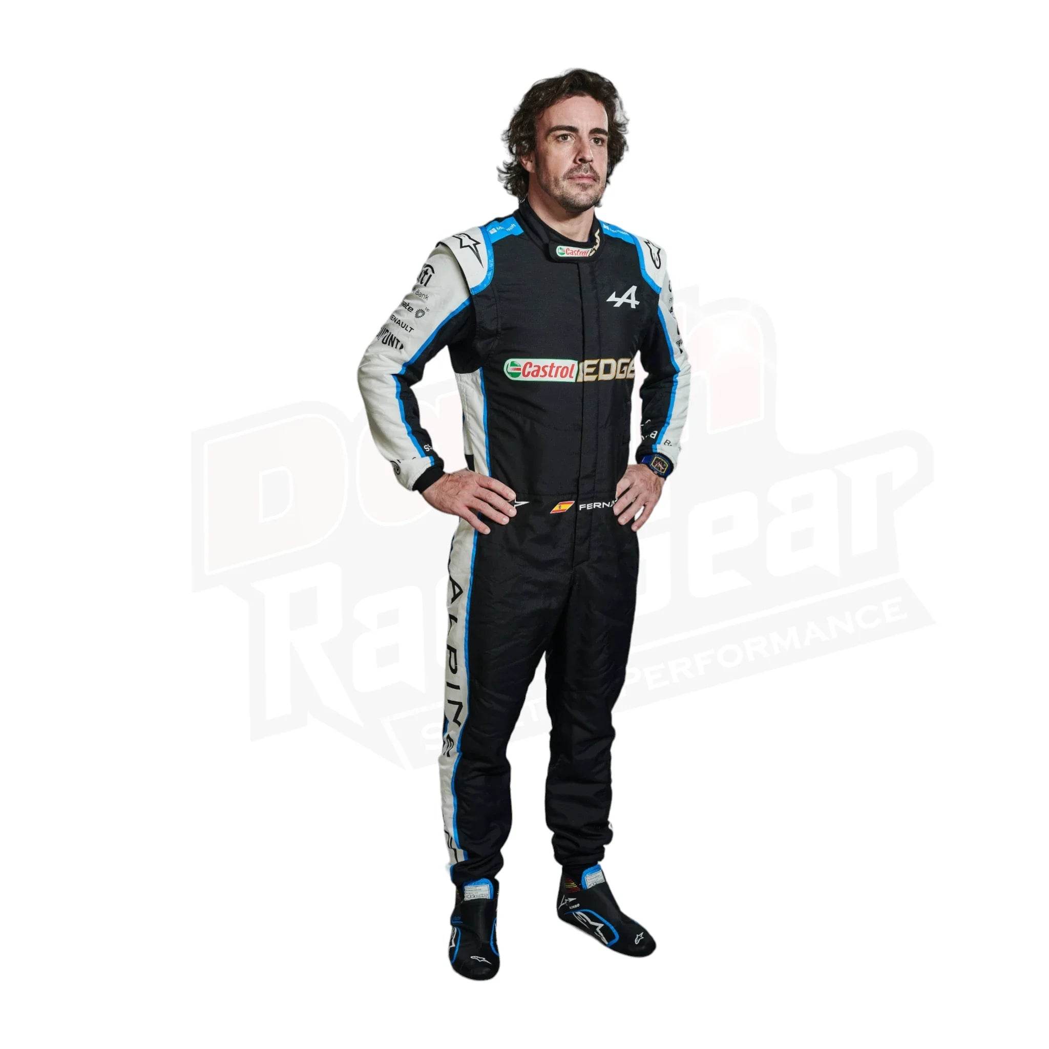 2021 FERNANDO ALONSO ALPHINE F1 RACE SUIT - Dash Racegear Store