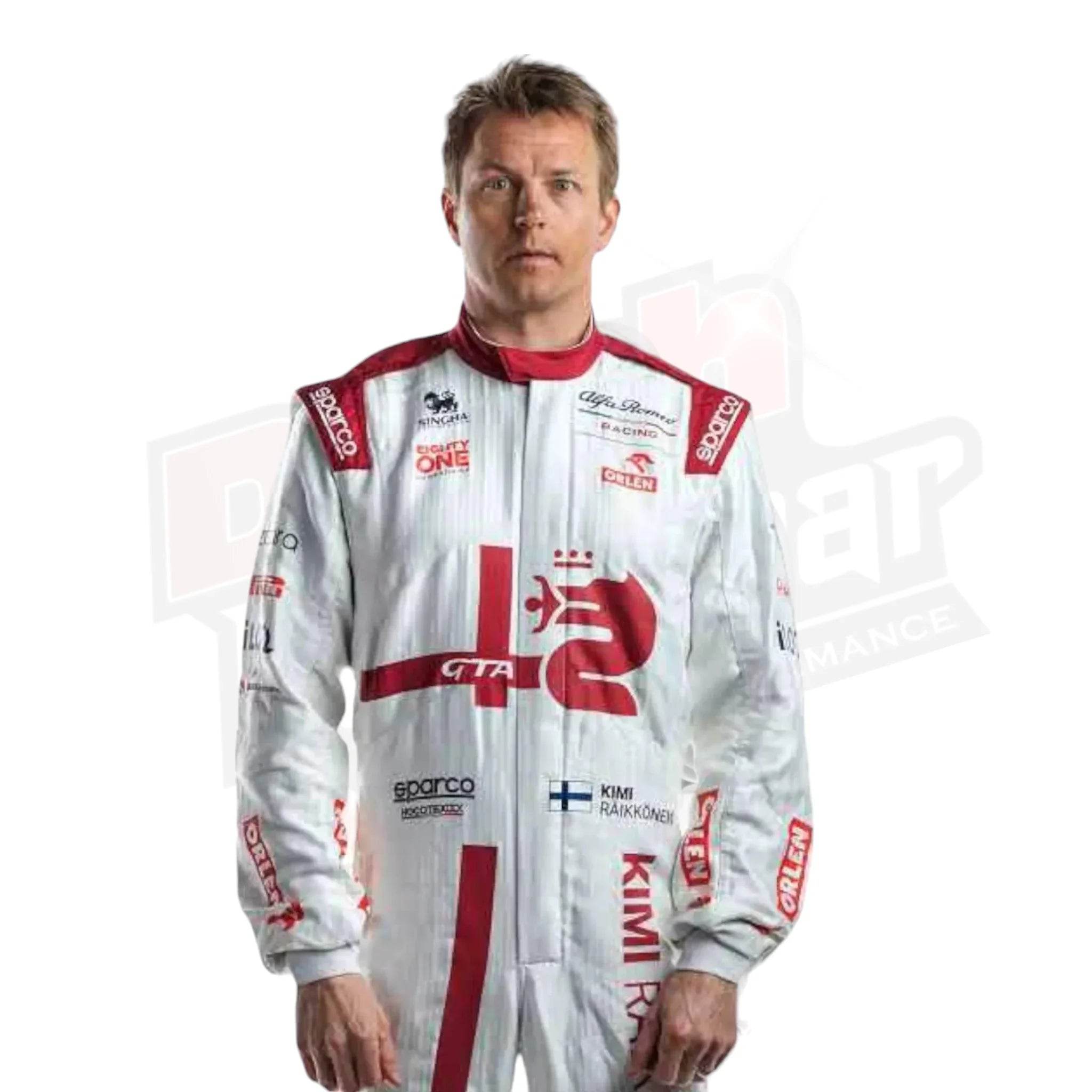 2021 Kimi Räikkönen Alfa Romeo F1 Team Race Suit - Dash Racegear Store