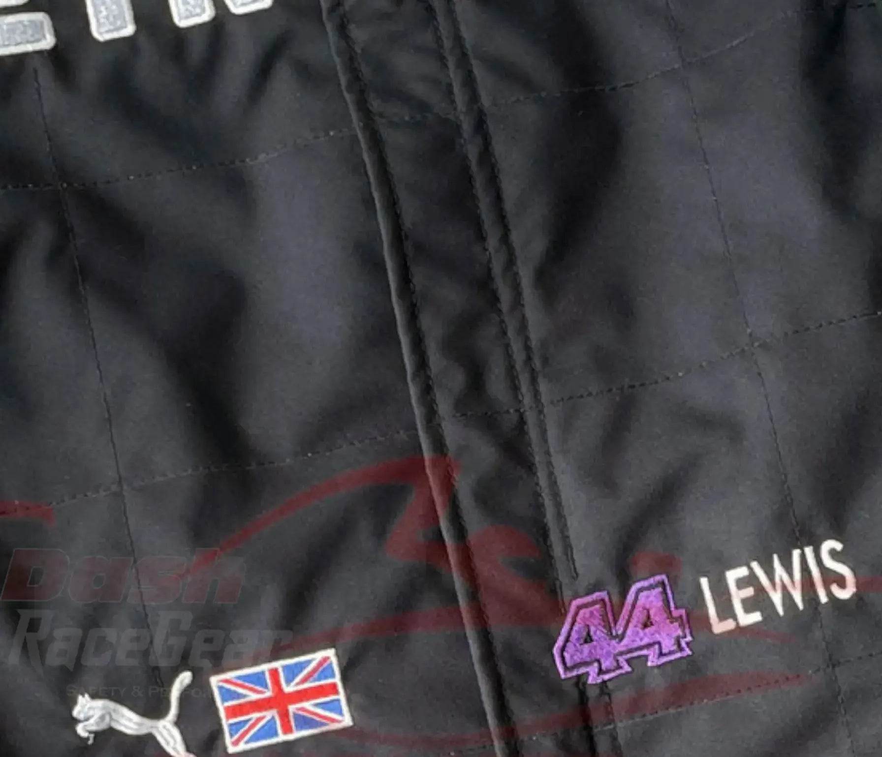 2021 Lewis Hamilton Mercedes Benz F1 Embroidered Race Suit - Dash Racegear Store