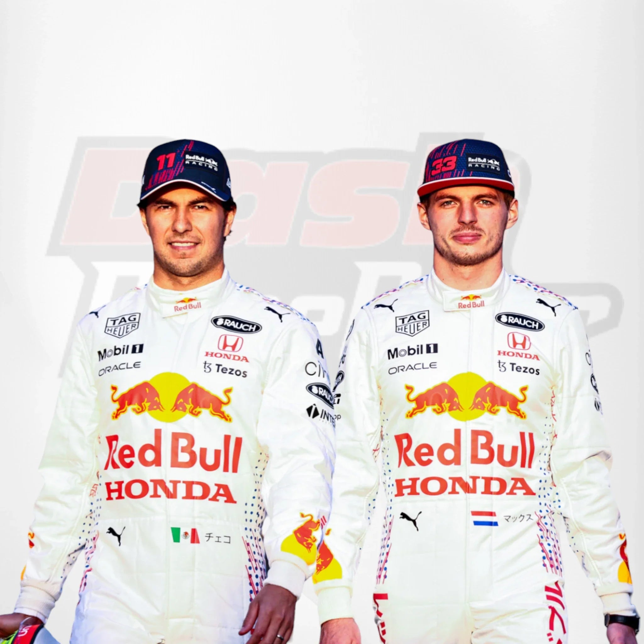 2021 Max Verstappen Sergio Pérez F1 Team Race Suit - Turkish GP