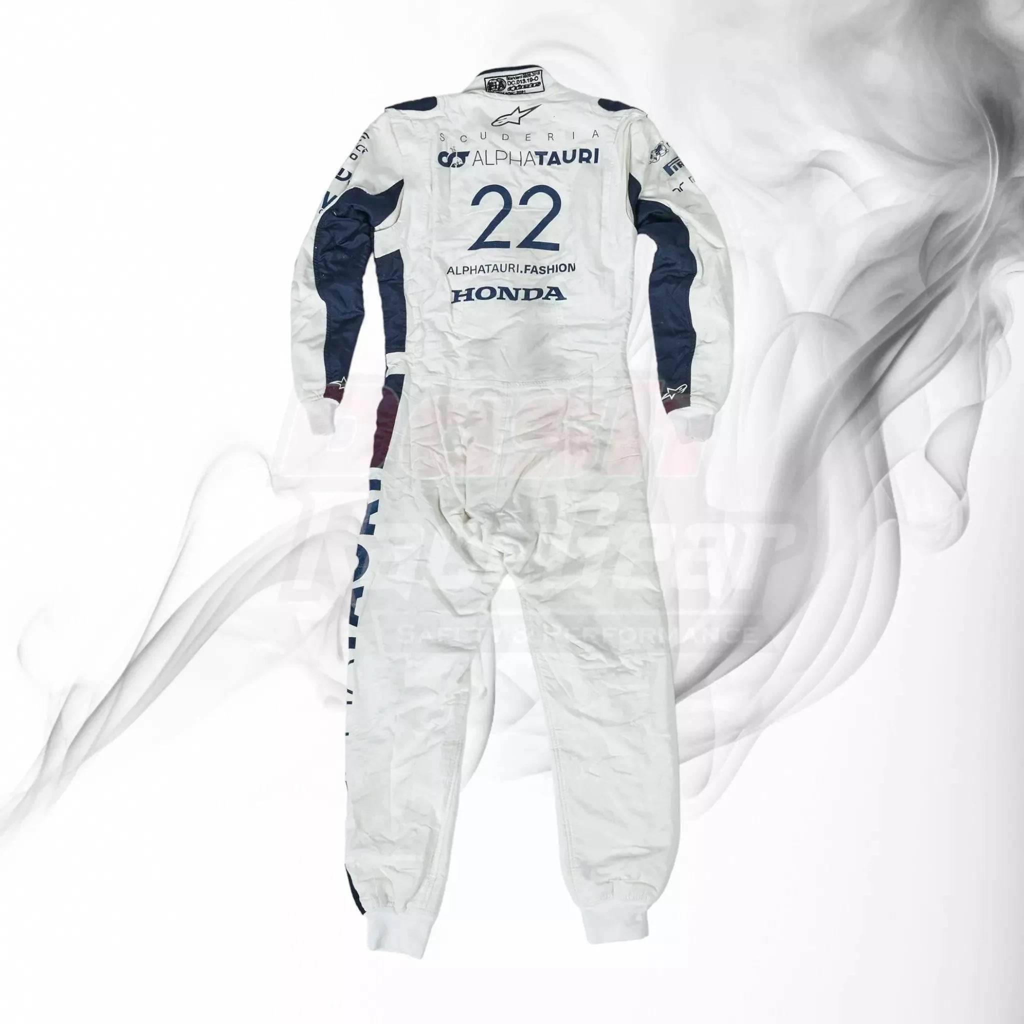 2021 Yuki Tsunoda Rookie Season AlphaTauri F1 Suit - Dash Racegear Store