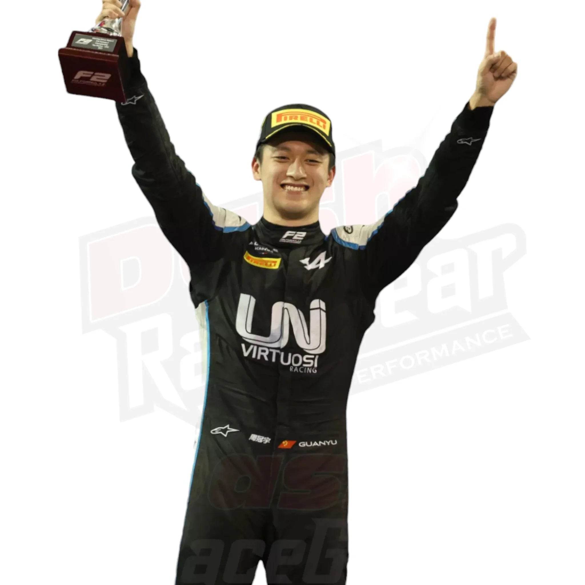 2021 Zhou Guanyu Formula 2 Race Suit - Dash Racegear Store