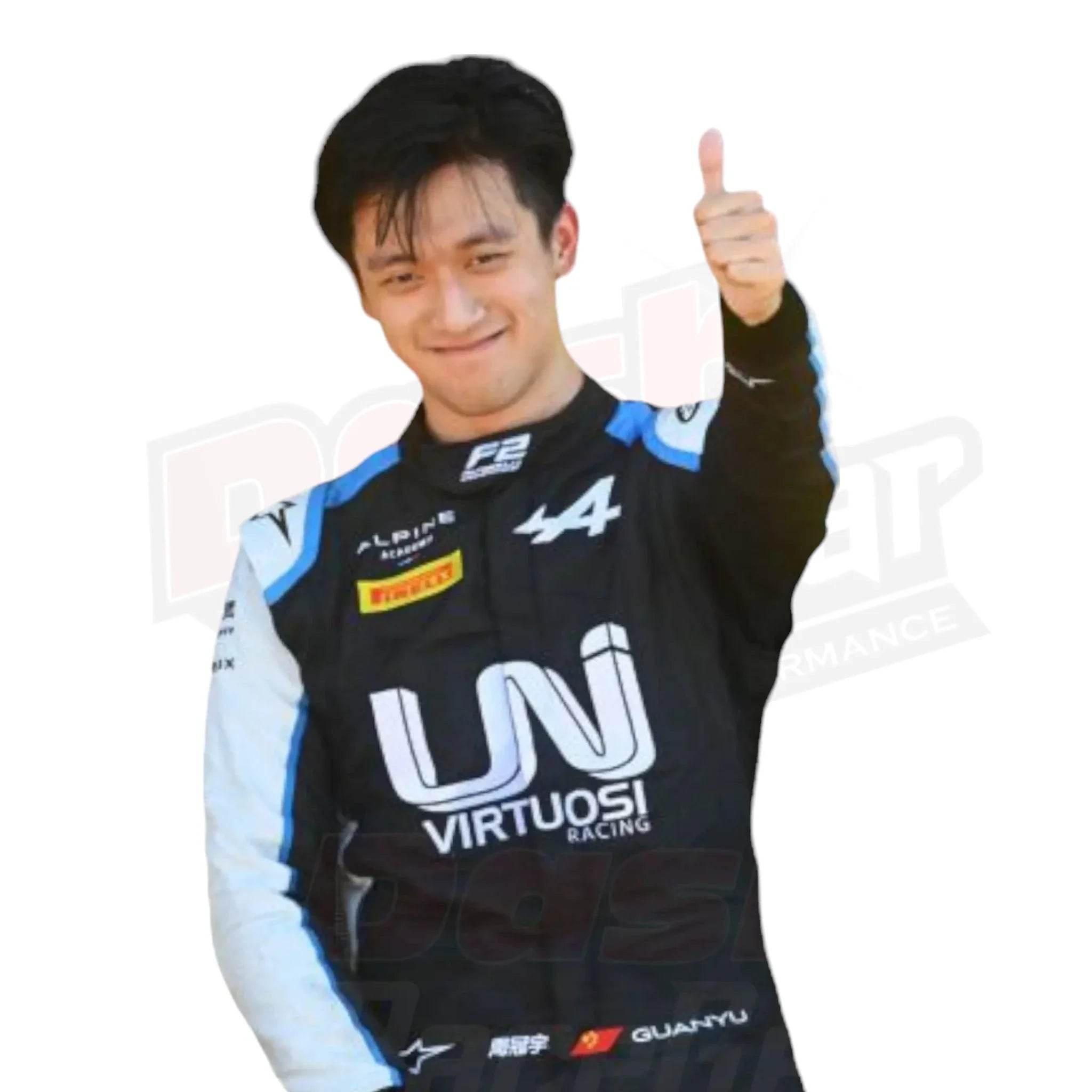 2021 Zhou Guanyu Formula 2 Race Suit - Dash Racegear Store
