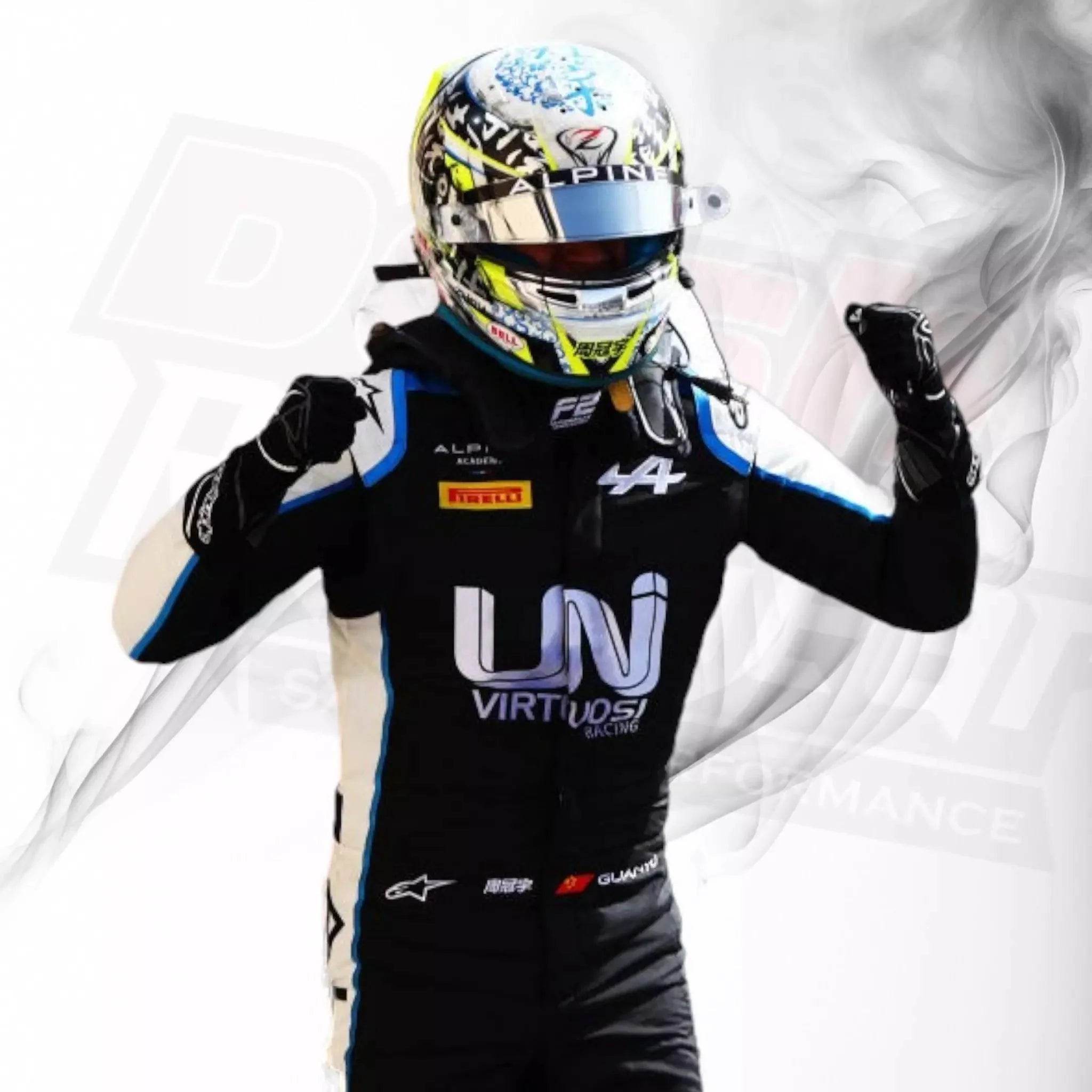 2021 Zhou Guanyu Formula 2 Race Suit - Dash Racegear Store