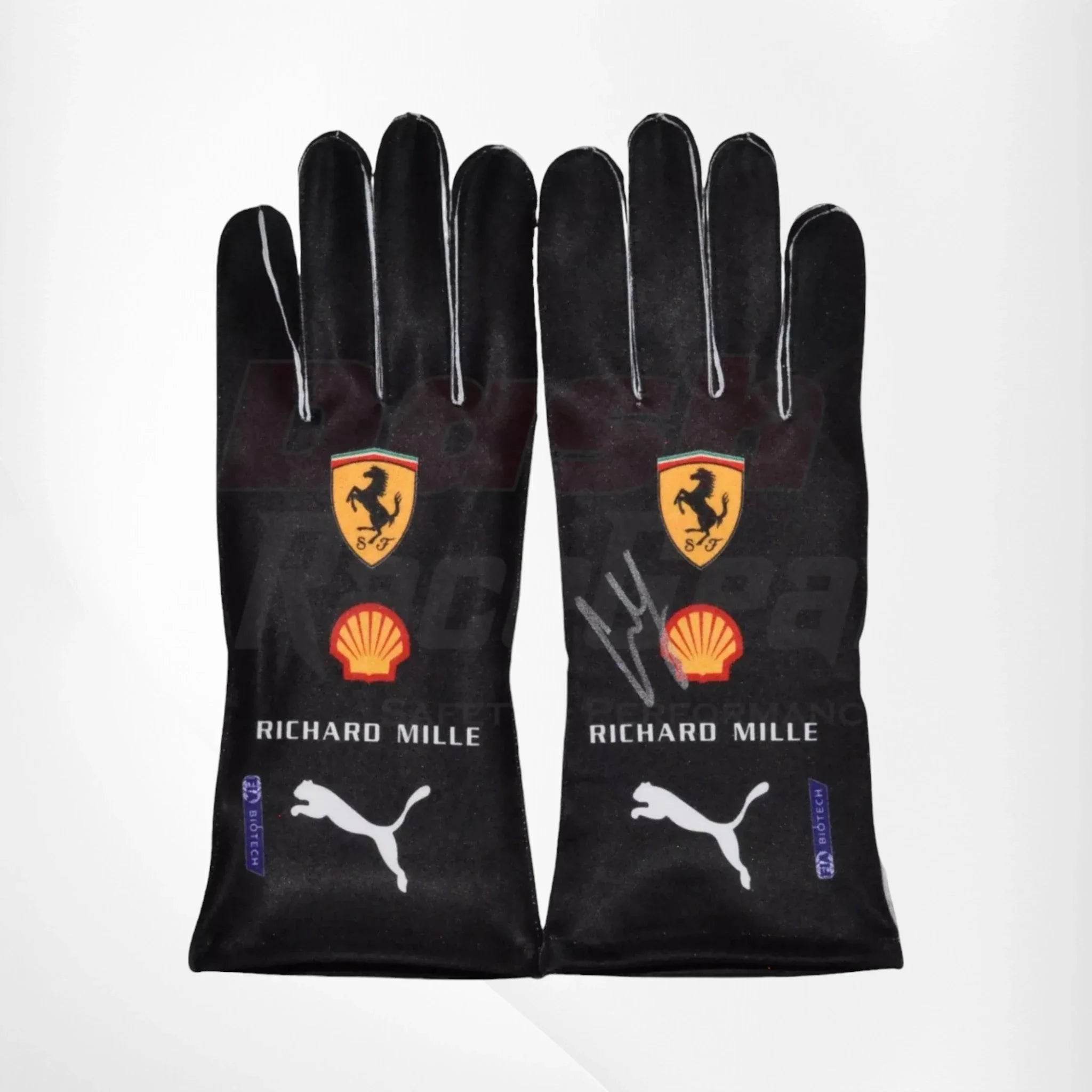 2022 CHARLES LECLERC FERRARI REPLICA F1 GLOVES - Dash Racegear Store