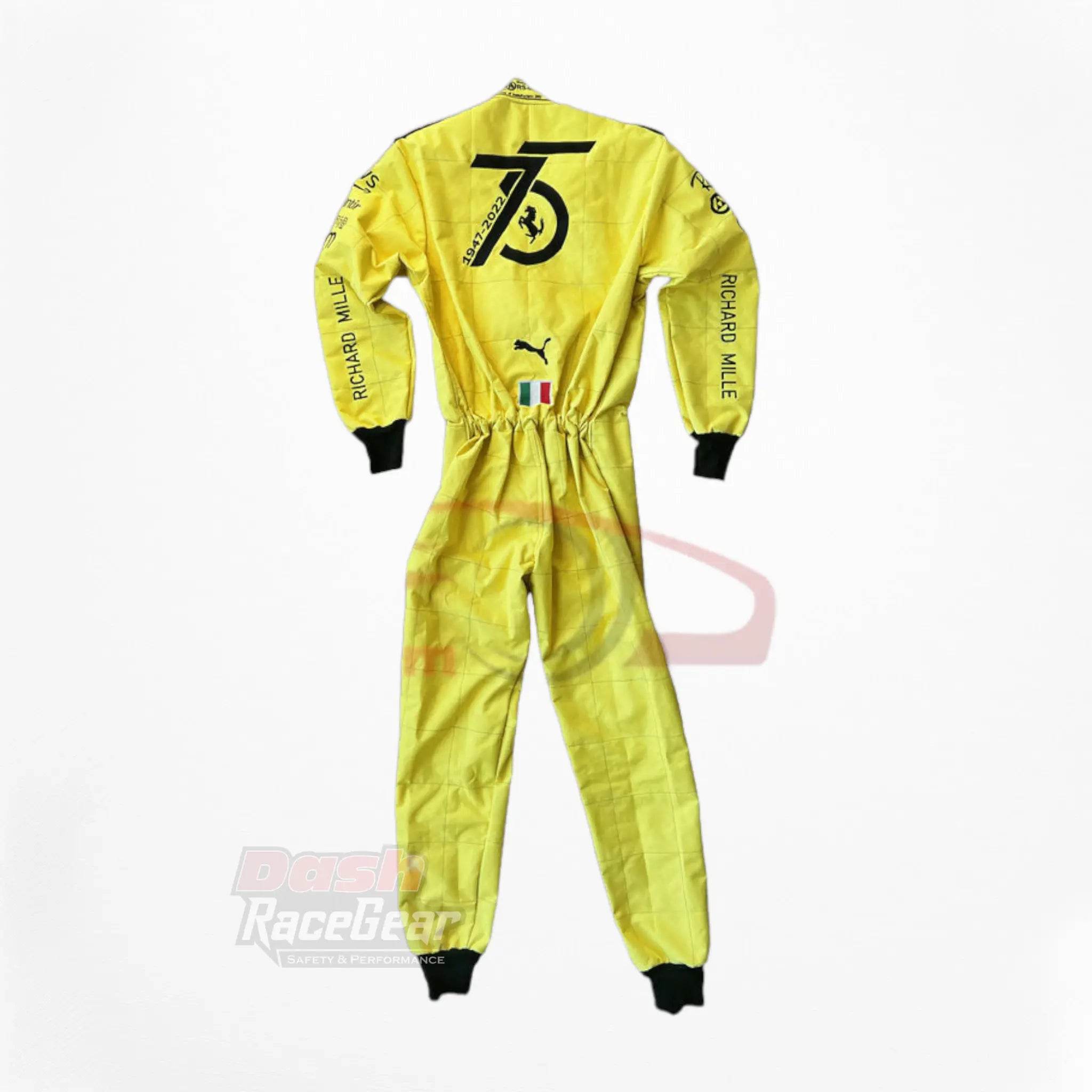 2022 Charles Leclerc Ferrari F1 Embroidered Racing Suit - MONZA GP - Dash Racegear Store