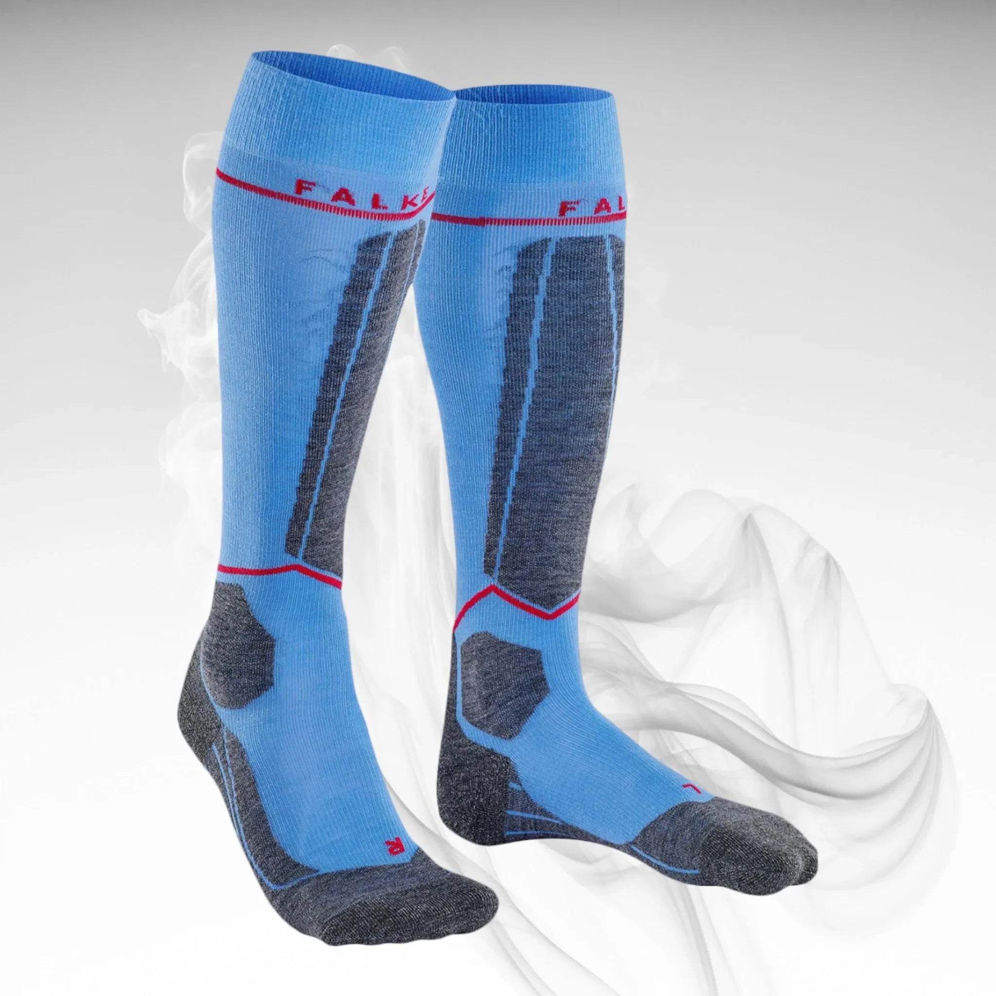2022 Falke Women's SK4 Energizing Light Ski Sock - Dash Racegear Store
