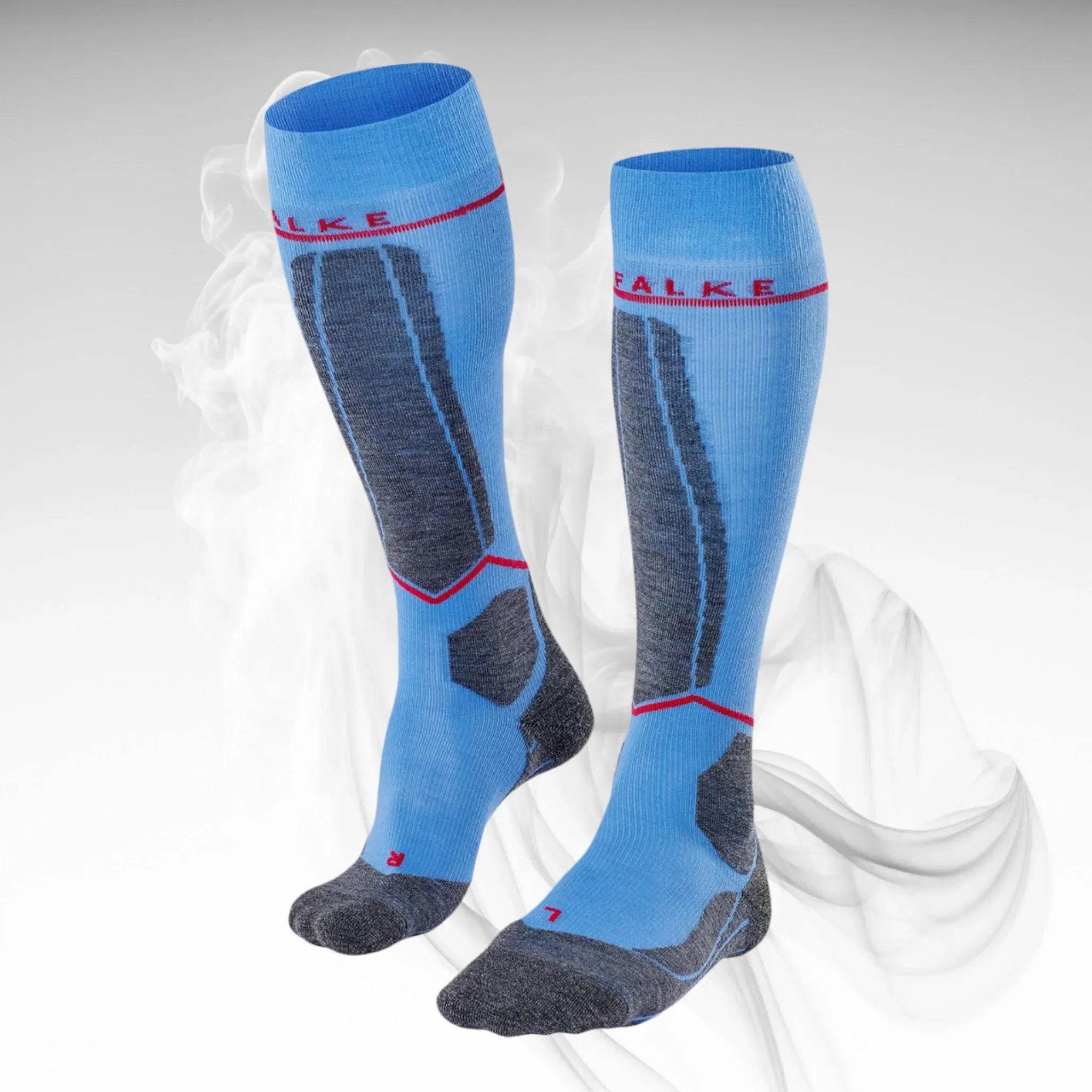 2022 Falke Women's SK4 Energizing Light Ski Sock - Dash Racegear Store