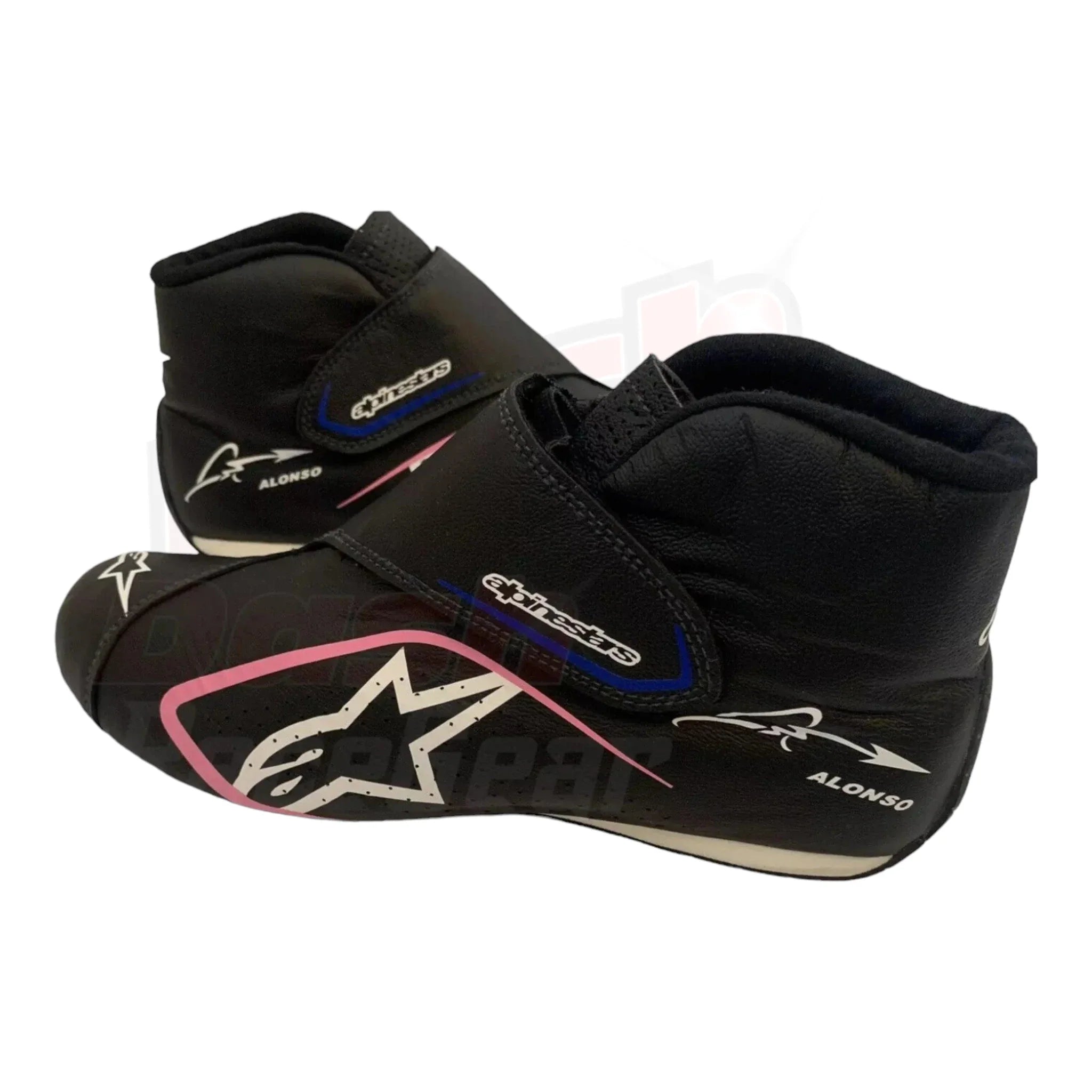 2022 Fernando Alonso BWT Alpine F1 Team Race Boots - Dash Racegear Store