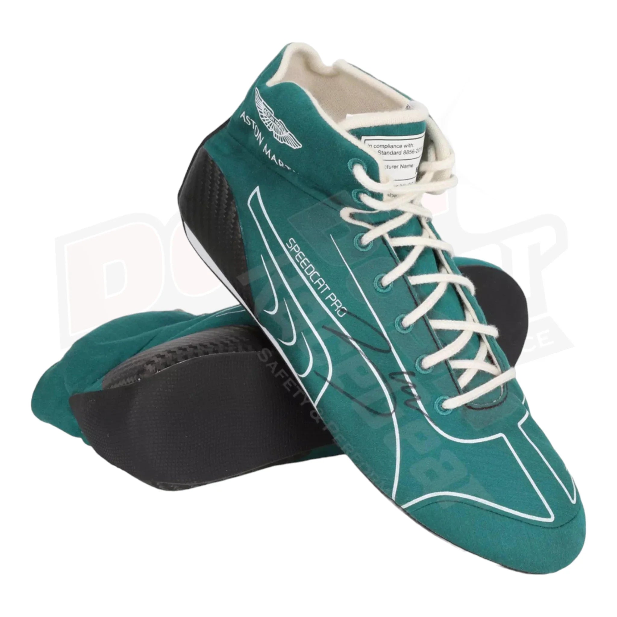 2022 Lance Stroll Aston Martin F1 Race Shoes - Dutch GP  - Dash Racegear Store