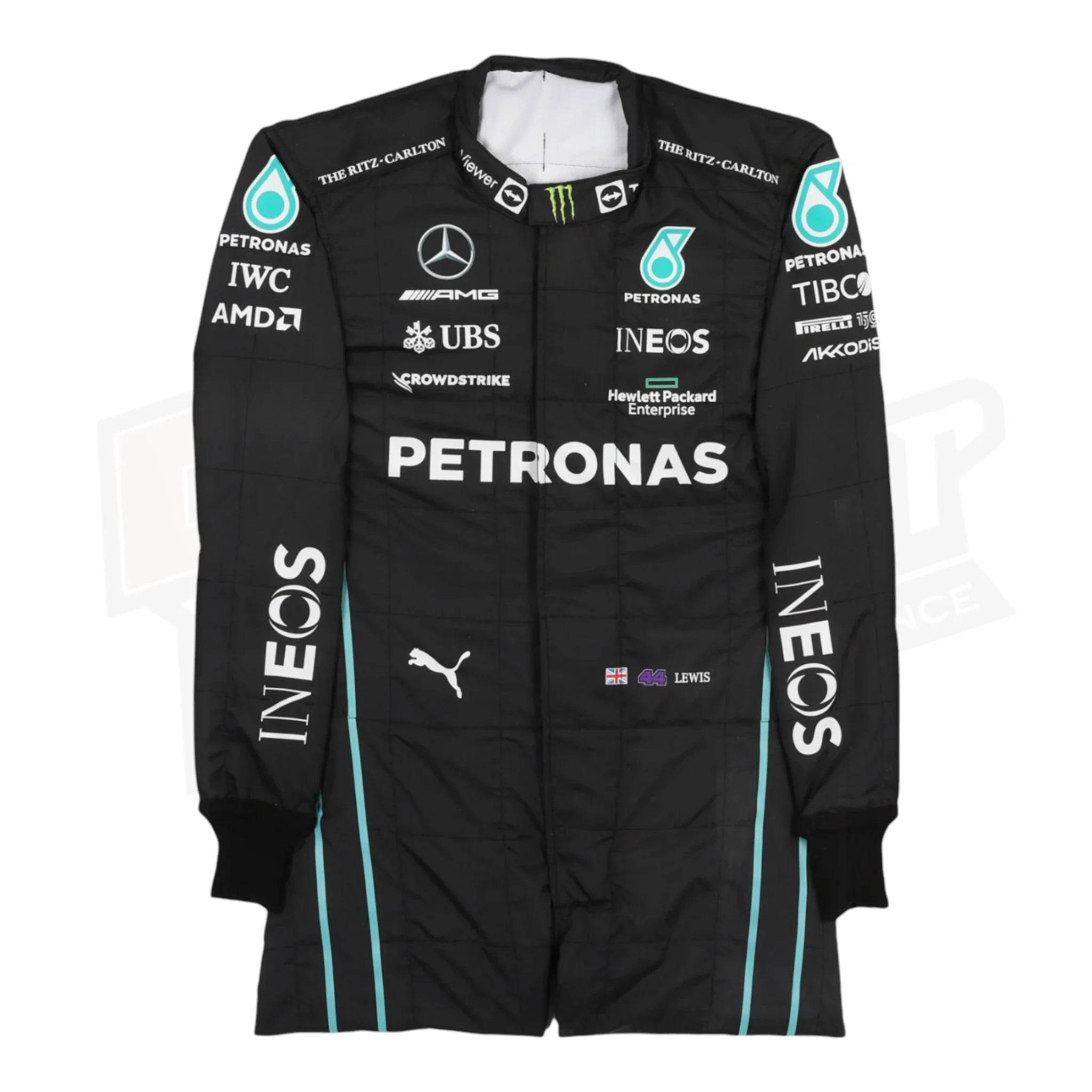 2022 Lewis Hamilton Mercedes-AMG Petronas F1 Team Replica Race Suit - Dash Racegear Store