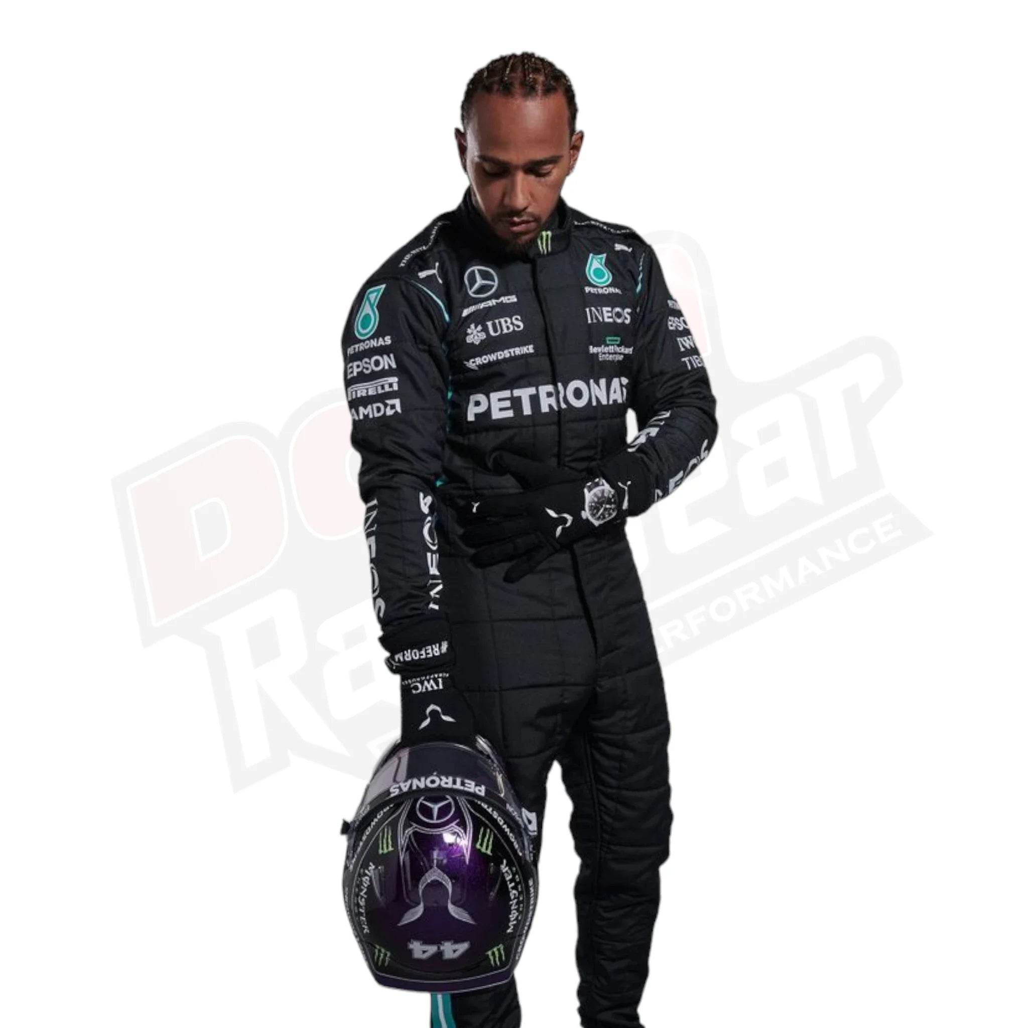 2022 Lewis Hamilton Mercedes AMG F1 Race Suit KIDS - Dash Racegear Store