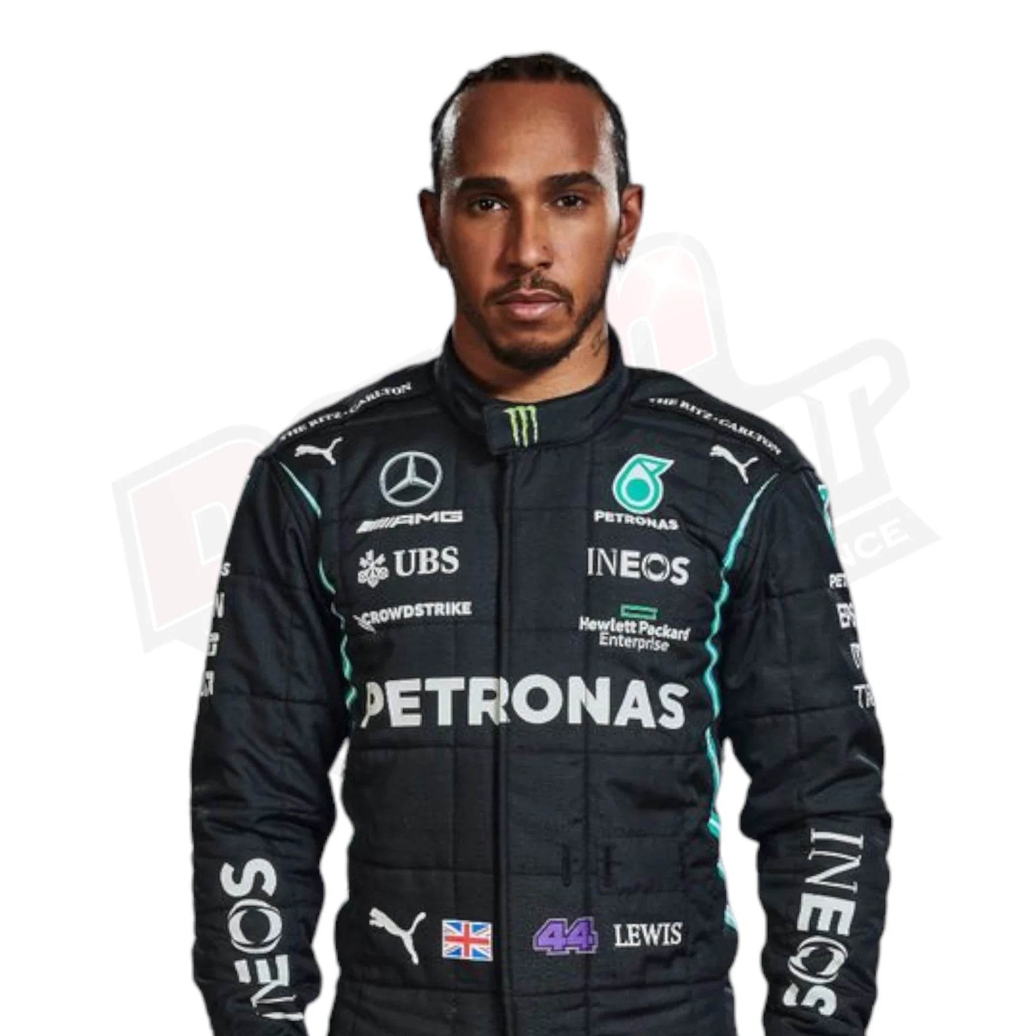 2022 Lewis Hamilton Mercedes AMG F1 Race Suit - Dash Racegear Store