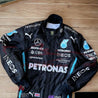 2022 Lewis Hamilton Mercedes Benz F1 Embroidered Race Suit - Dash Racegear Store