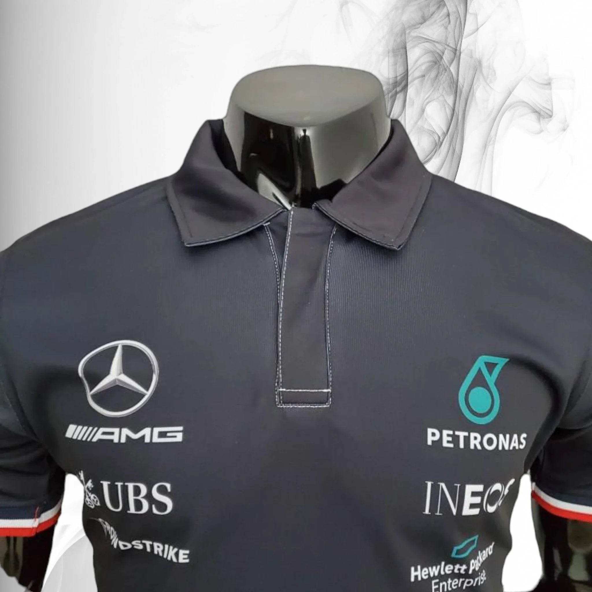 2022 Mercedes Lewis Hamilton F1 Polo Shirt - Dash Racegear Store