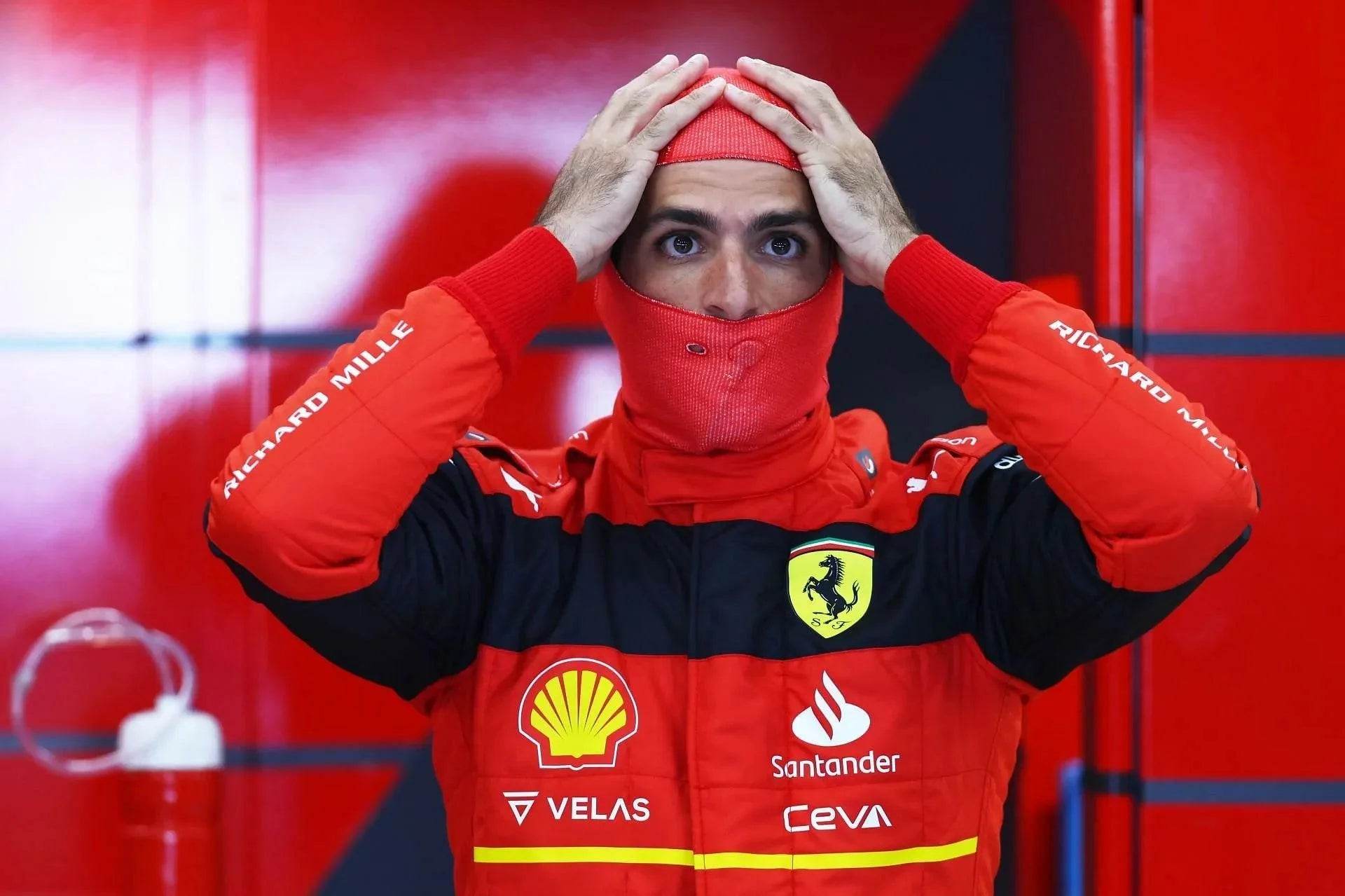 2022 Scuderia Ferrari Carlos Sainz F1 Race Suit - Dash Racegear Store