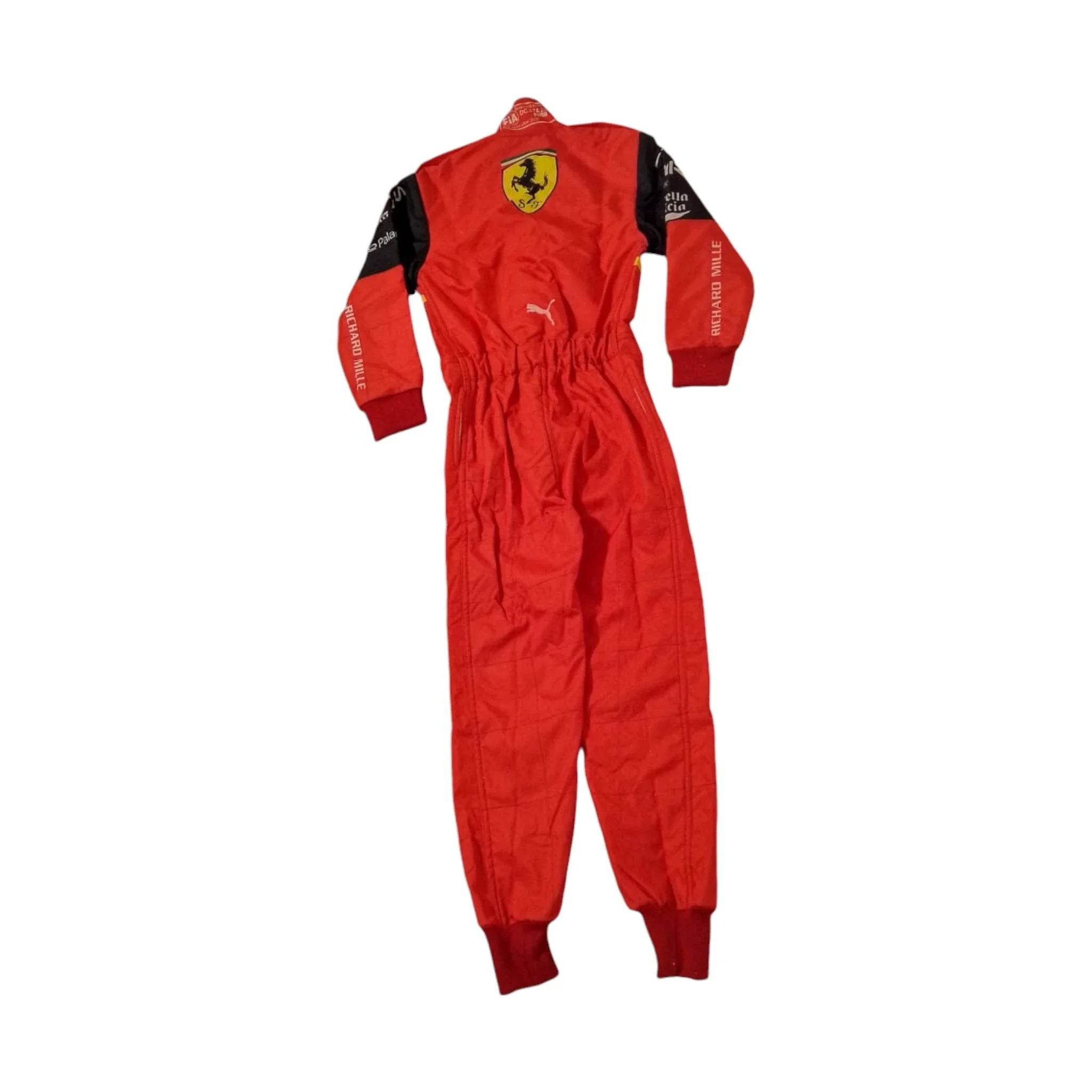 2022 Scuderia Ferrari Carlos Sainz F1 Race Suit - Dash Racegear Store