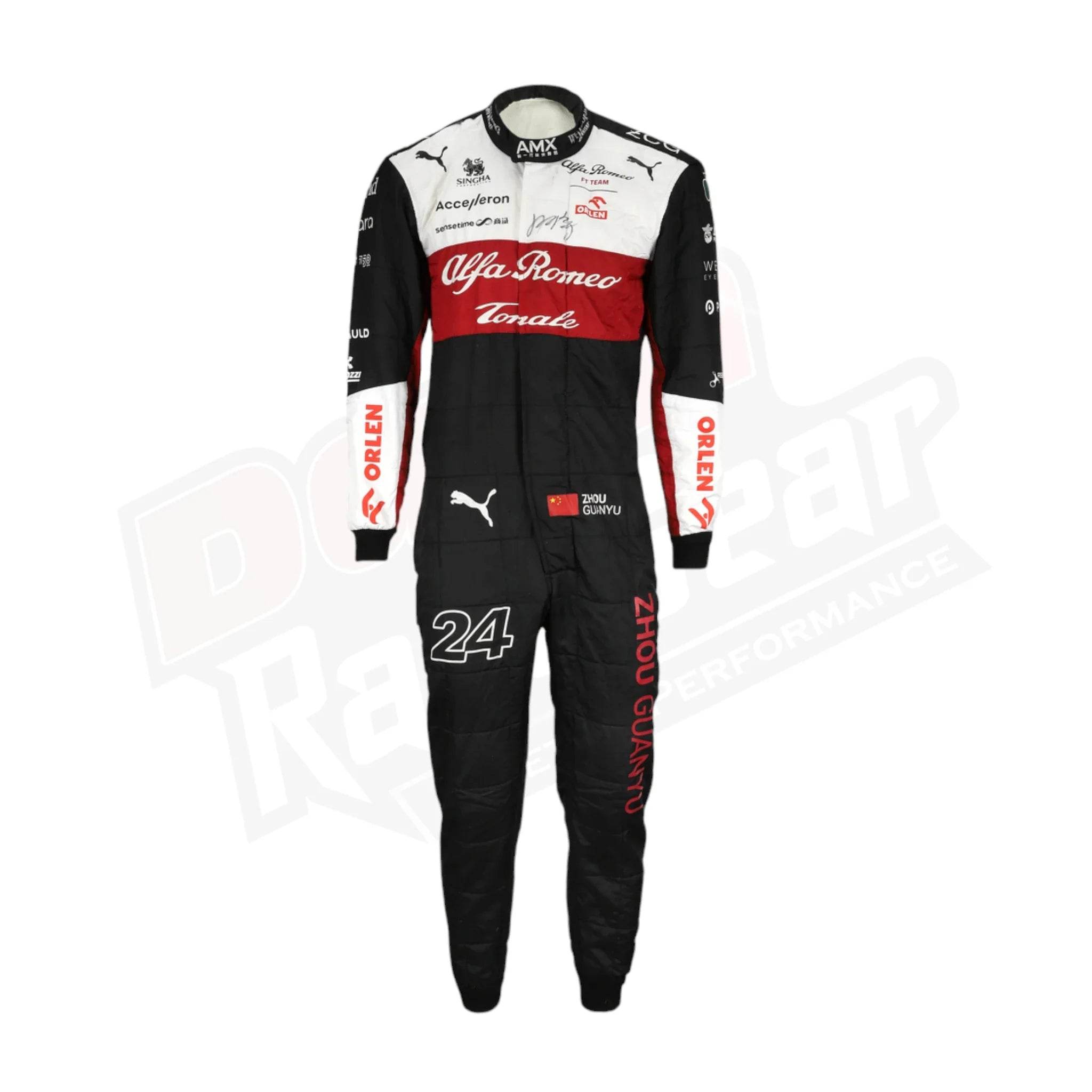 2022 Zhou Guanyu Alfa Romeo F1 Team Race Suit - Dash Racegear Store
