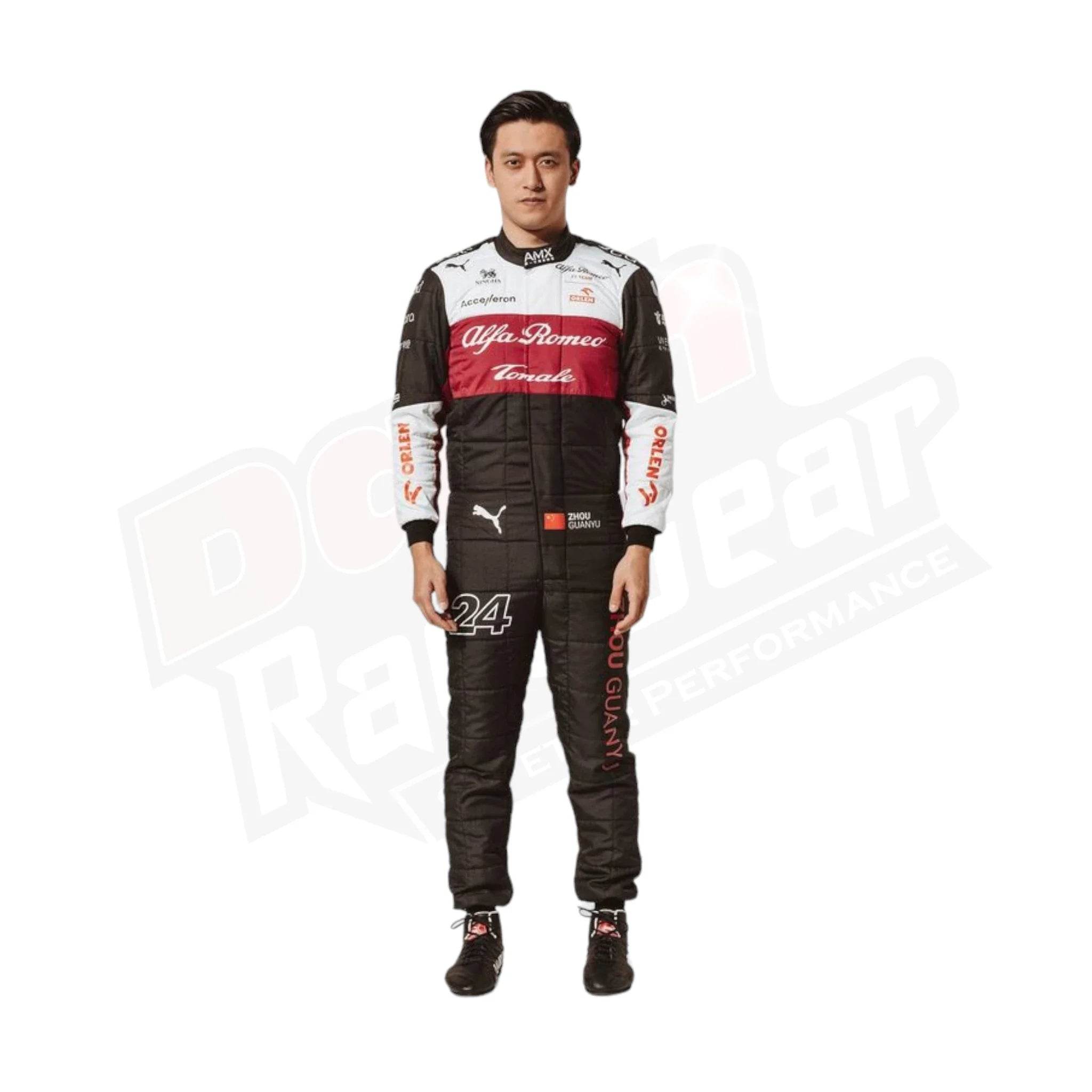 2022 Zhou Guanyu Alfa Romeo F1 Team Race Suit - Dash Racegear Store