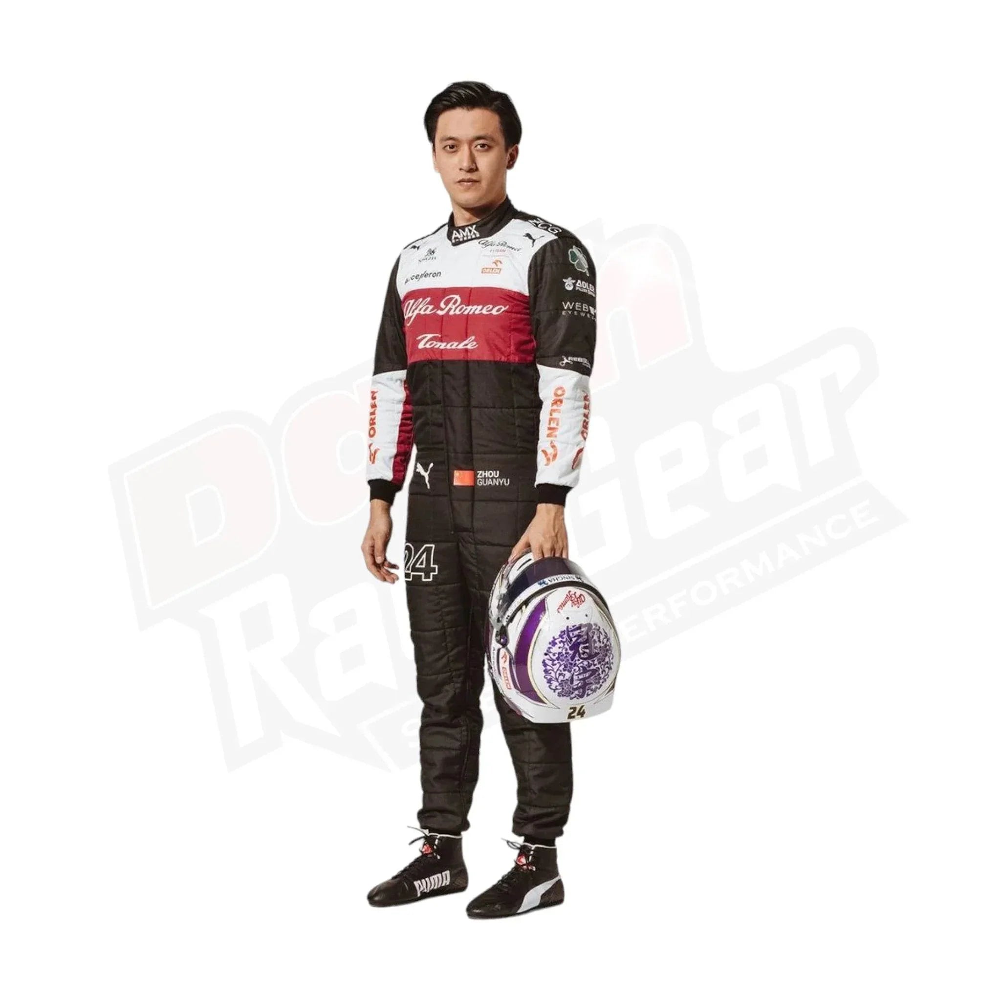 2022 Zhou Guanyu Alfa Romeo F1 Team Race Suit