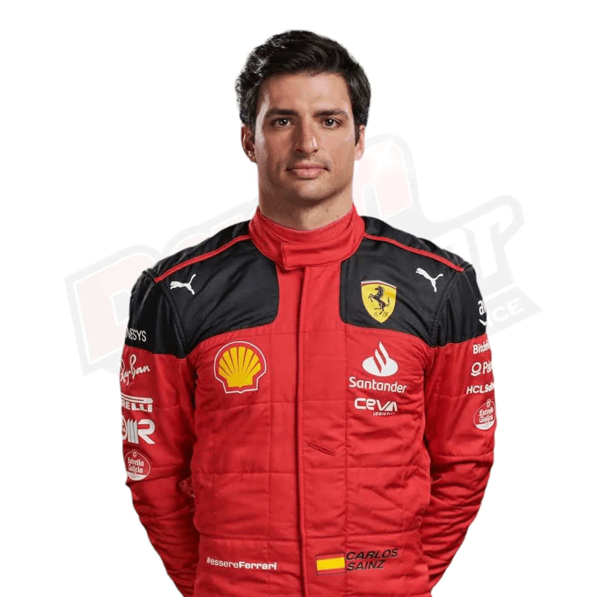 2023 Carlos Sainz Race Scuderia Ferrari F1 Race Suit KIDS - Dash Racegear Store
