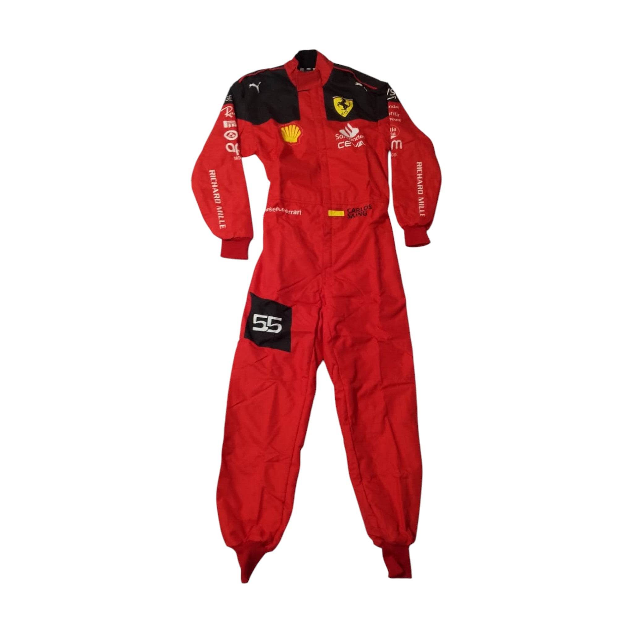 2023 Carlos Sainz Race Scuderia Ferrari F1 Race Suit - Dash Racegear Store