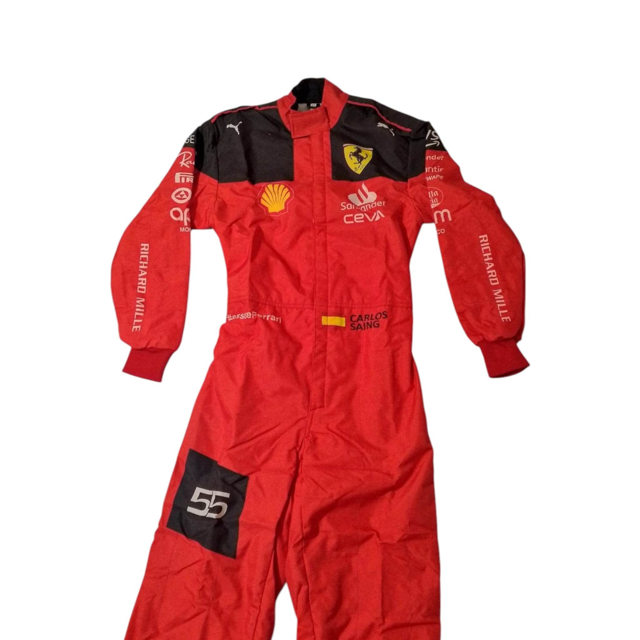 2023 Carlos Sainz Race Scuderia Ferrari F1 Race Suit - Dash Racegear Store