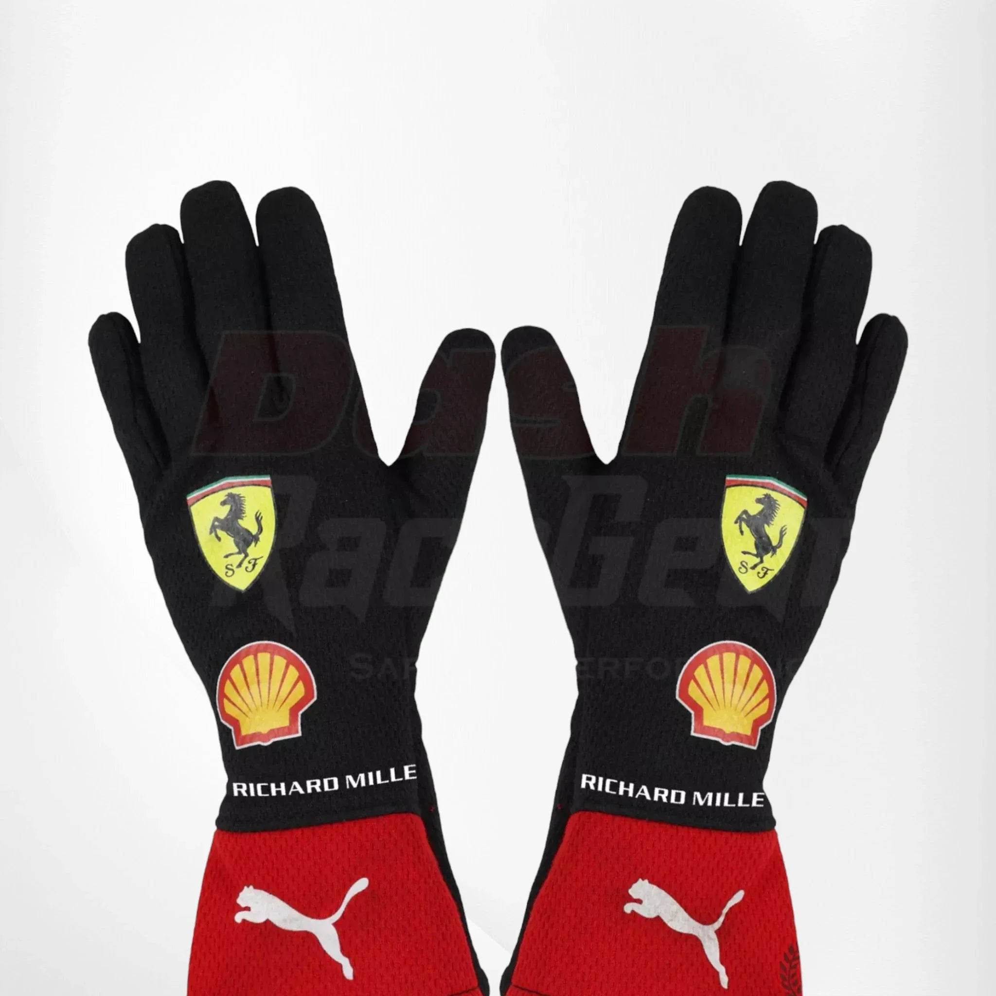 2023 Charles Leclerc Scuderia Ferrari F1 Gloves - Dash Racegear Store