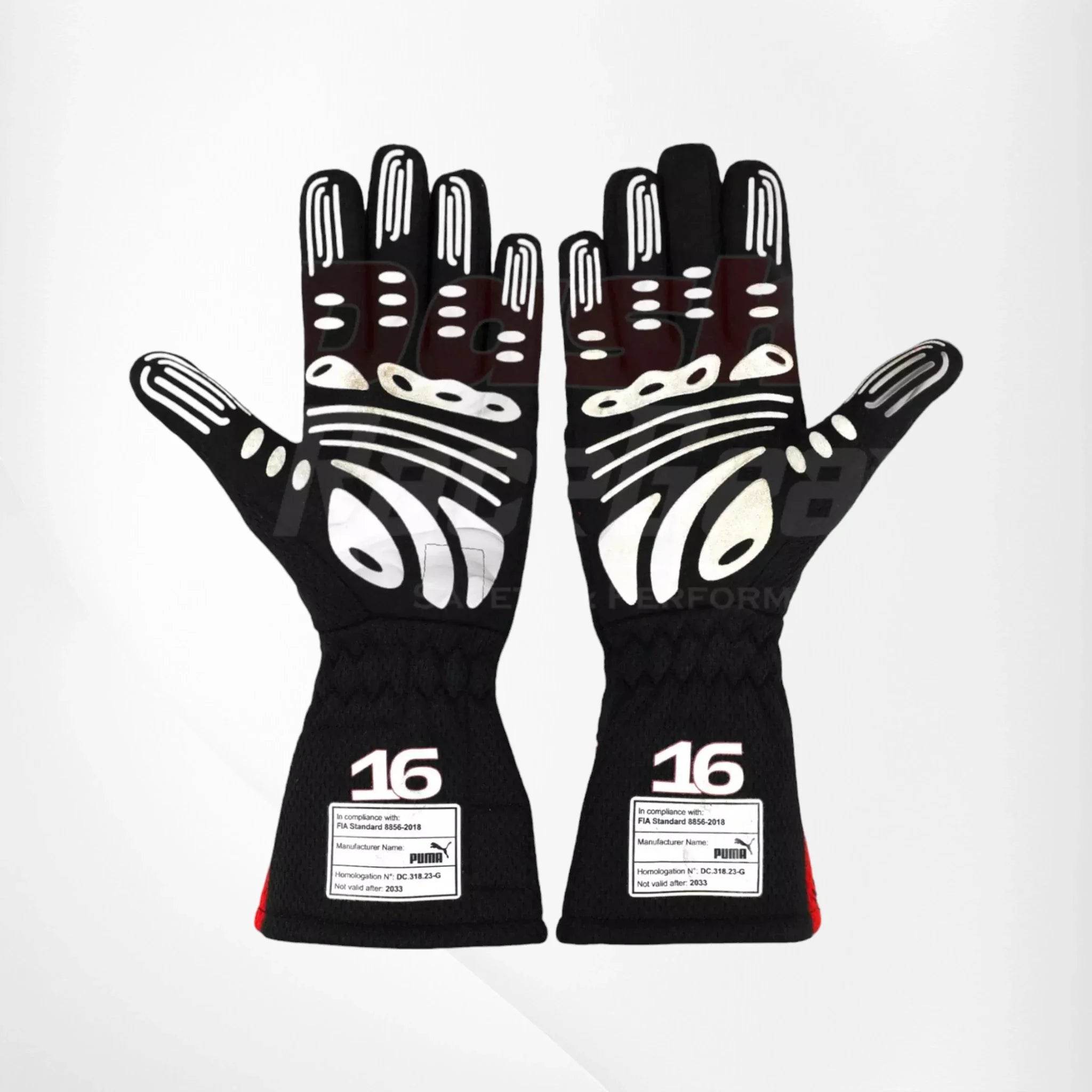 2023 Charles Leclerc Scuderia Ferrari F1 Gloves - Dash Racegear Store