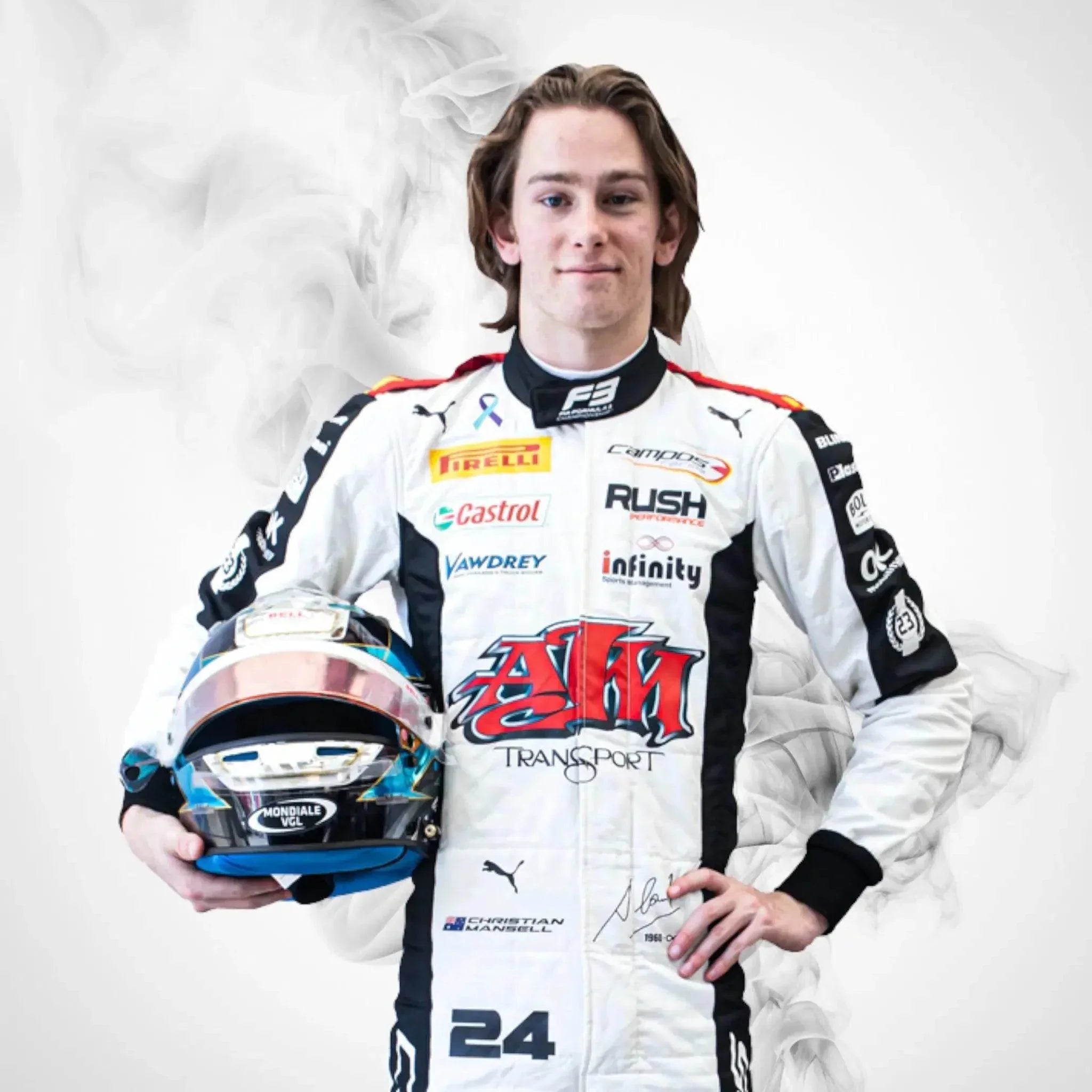 2023 Christian Mansell Campos Racing Suit