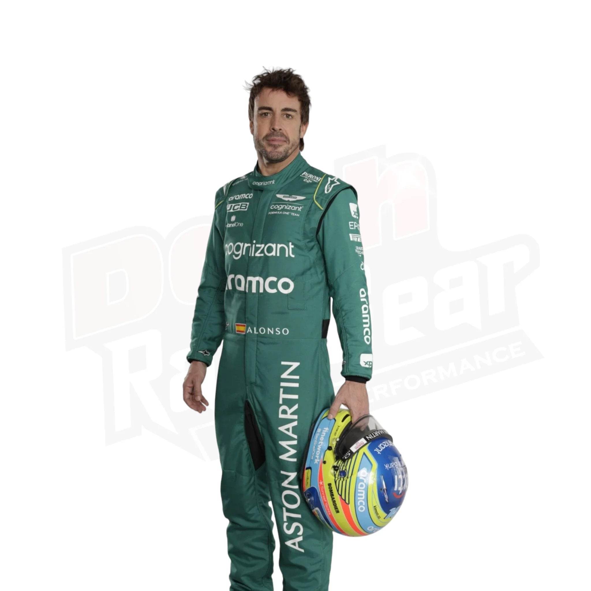 2023 Official Fernando Alonso Aston Martin F1 Race Suit - Dash Racegear Store
