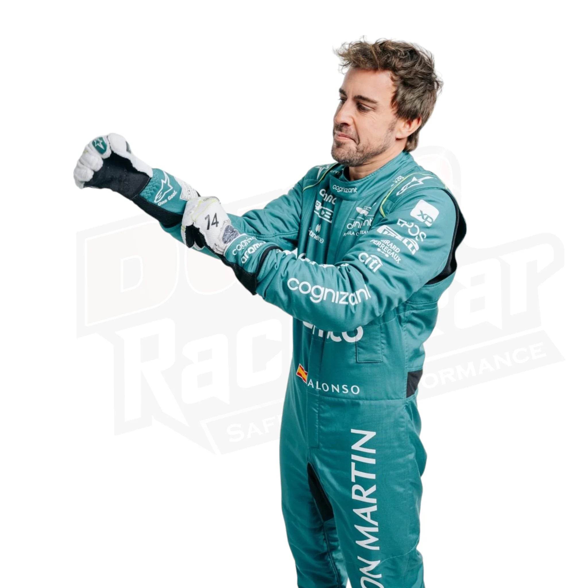 2023 Official Fernando Alonso Aston Martin F1 Race Suit - Dash Racegear Store