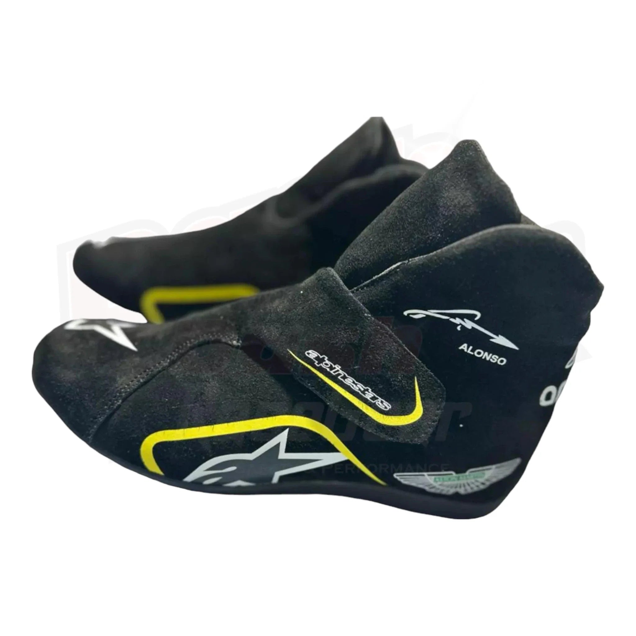 2023 Fernando Alonso Aston Martin  F1 Race boots - Dash Racegear Store