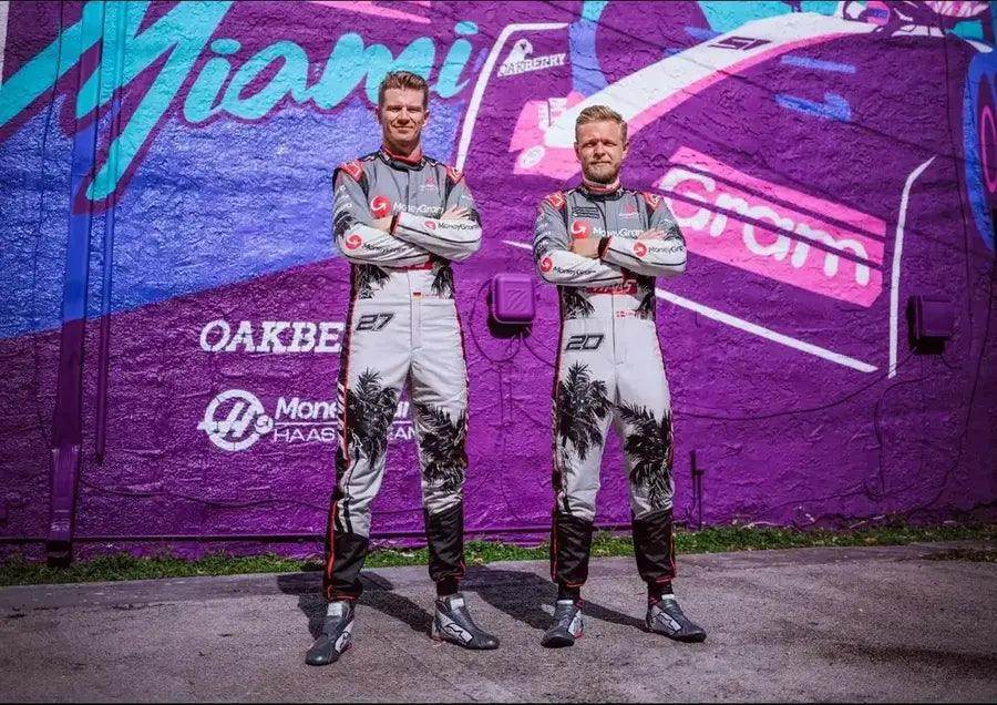 2023 Kevin Magnussen Haas F1 Team Race Suit - Miami GP - Dash Racegear Store