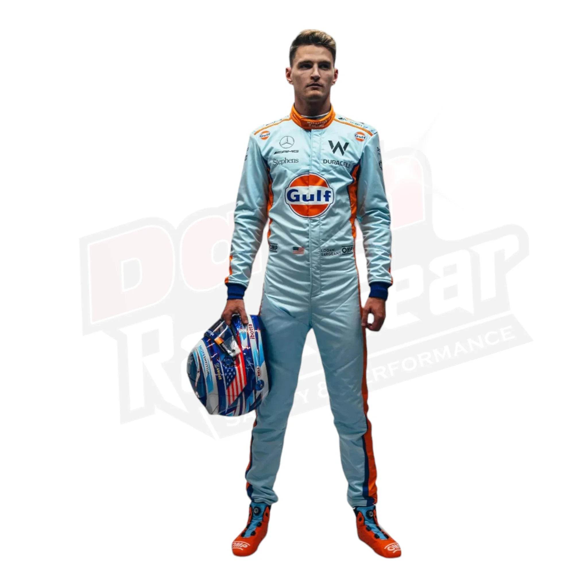 2023 Logan Sargeant Gulf F1 Race Suit KIDS - Singapore GP - Dash Racegear Store