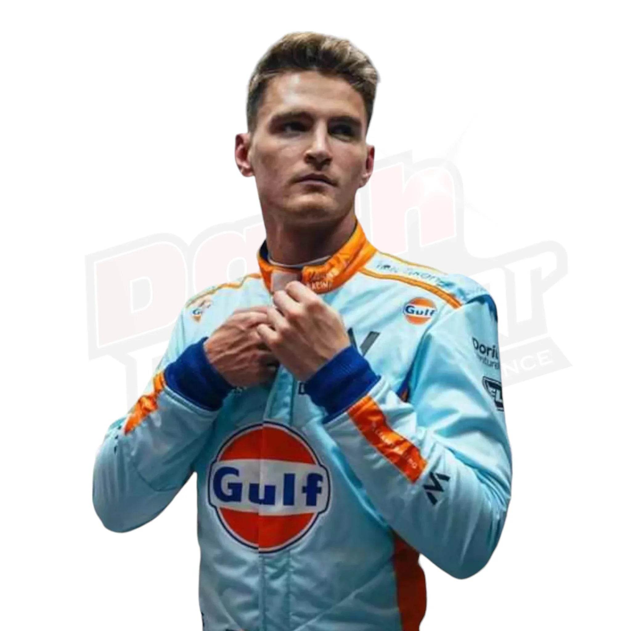 2023 Logan Sargeant Gulf F1 Race Suit Singapore GP - Dash Racegear Store