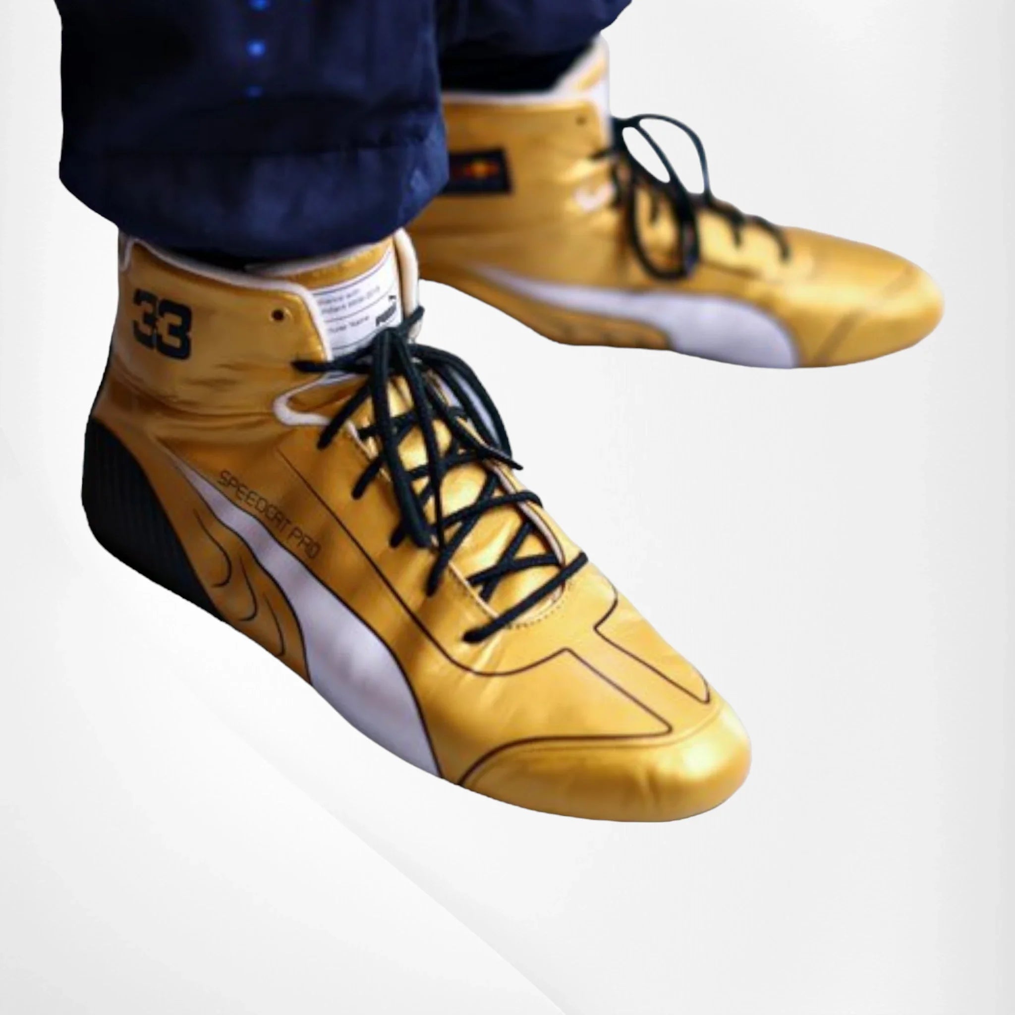 2023 Max Verstappen F1 Golden Race Boots