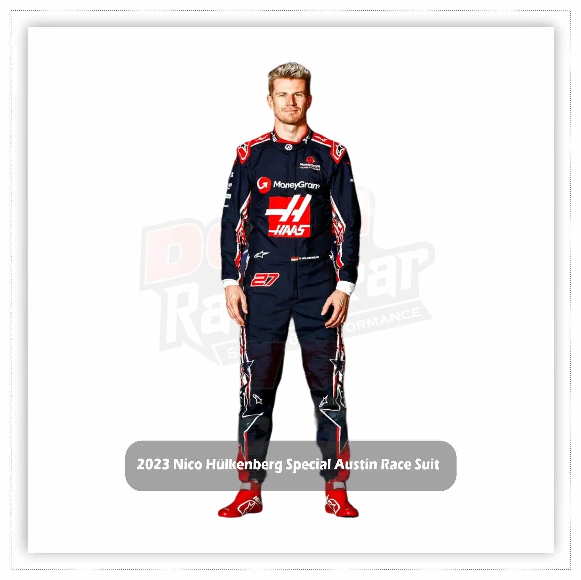 2023 Nico Hülkenberg Special Austin Race Suit KIDS - Us Grand Prix - Dash Racegear Store
