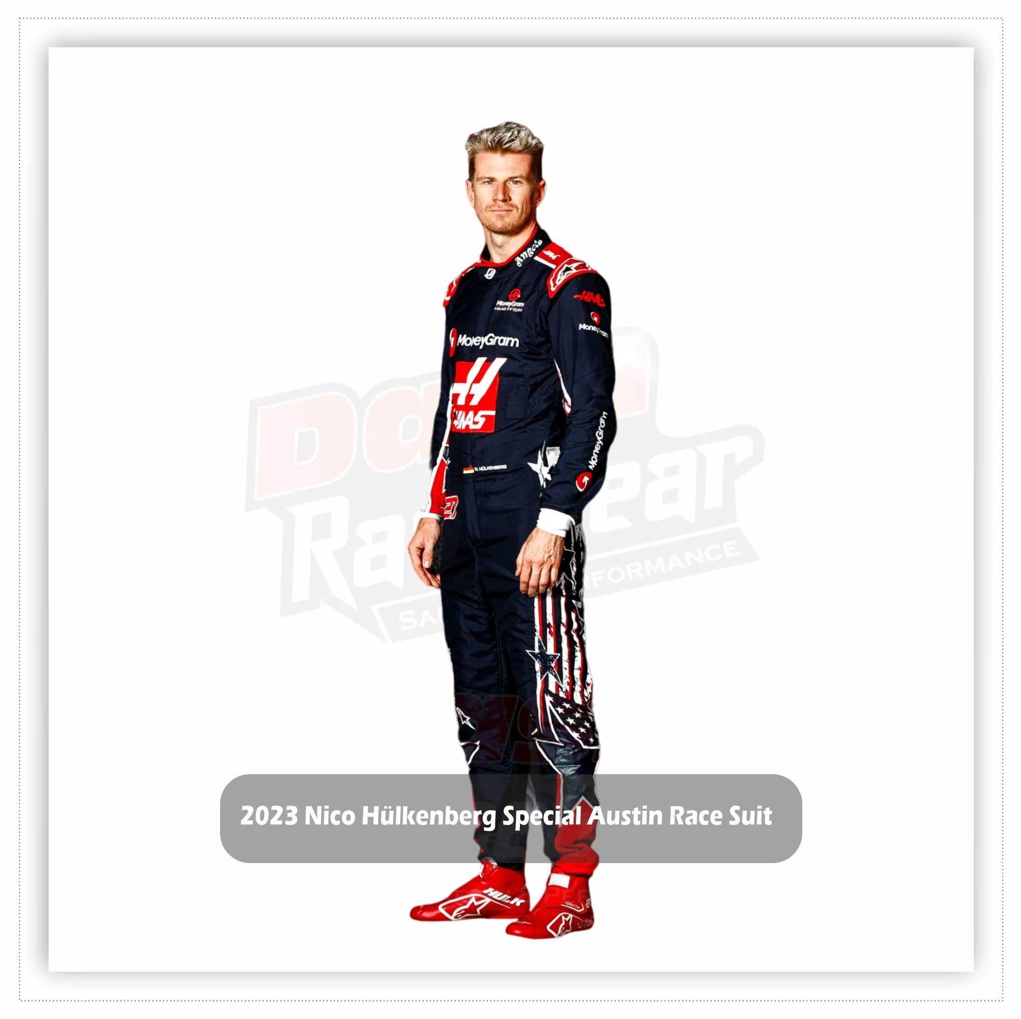 2023 Nico Hülkenberg Special Austin Race Suit KIDS - Us Grand Prix - Dash Racegear Store